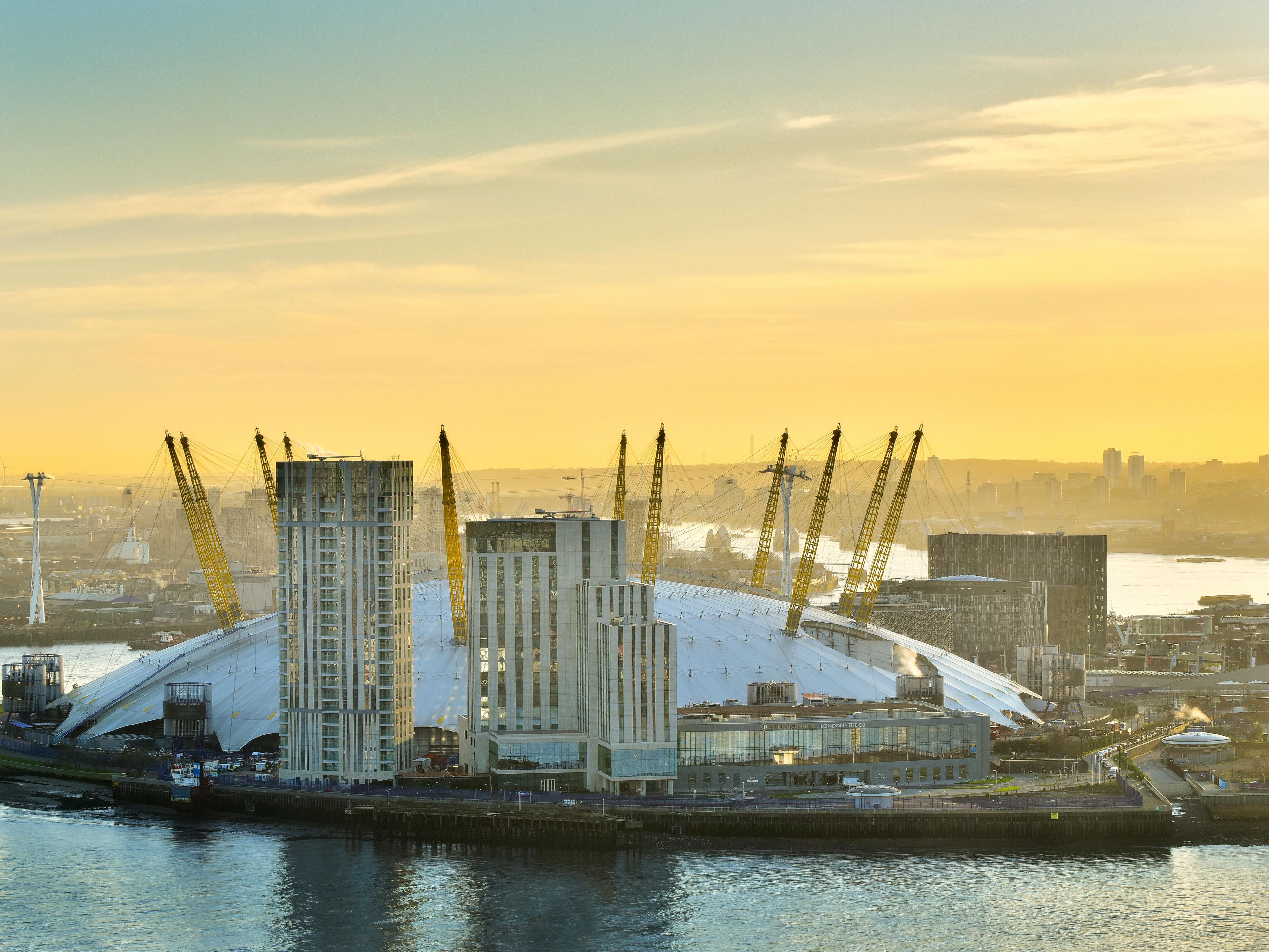 We are located right next door to The O2.