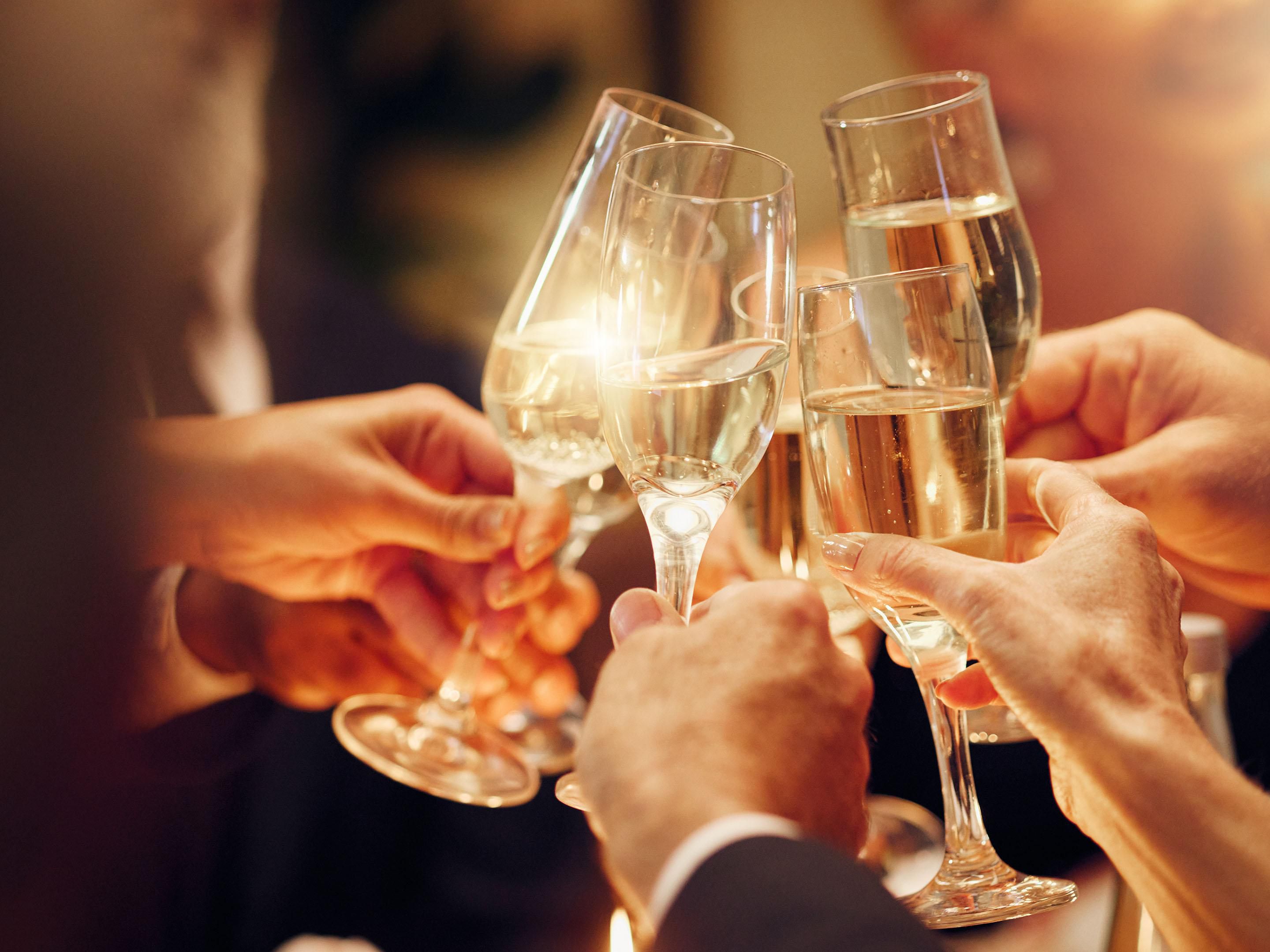 Ballroom setup for wedding