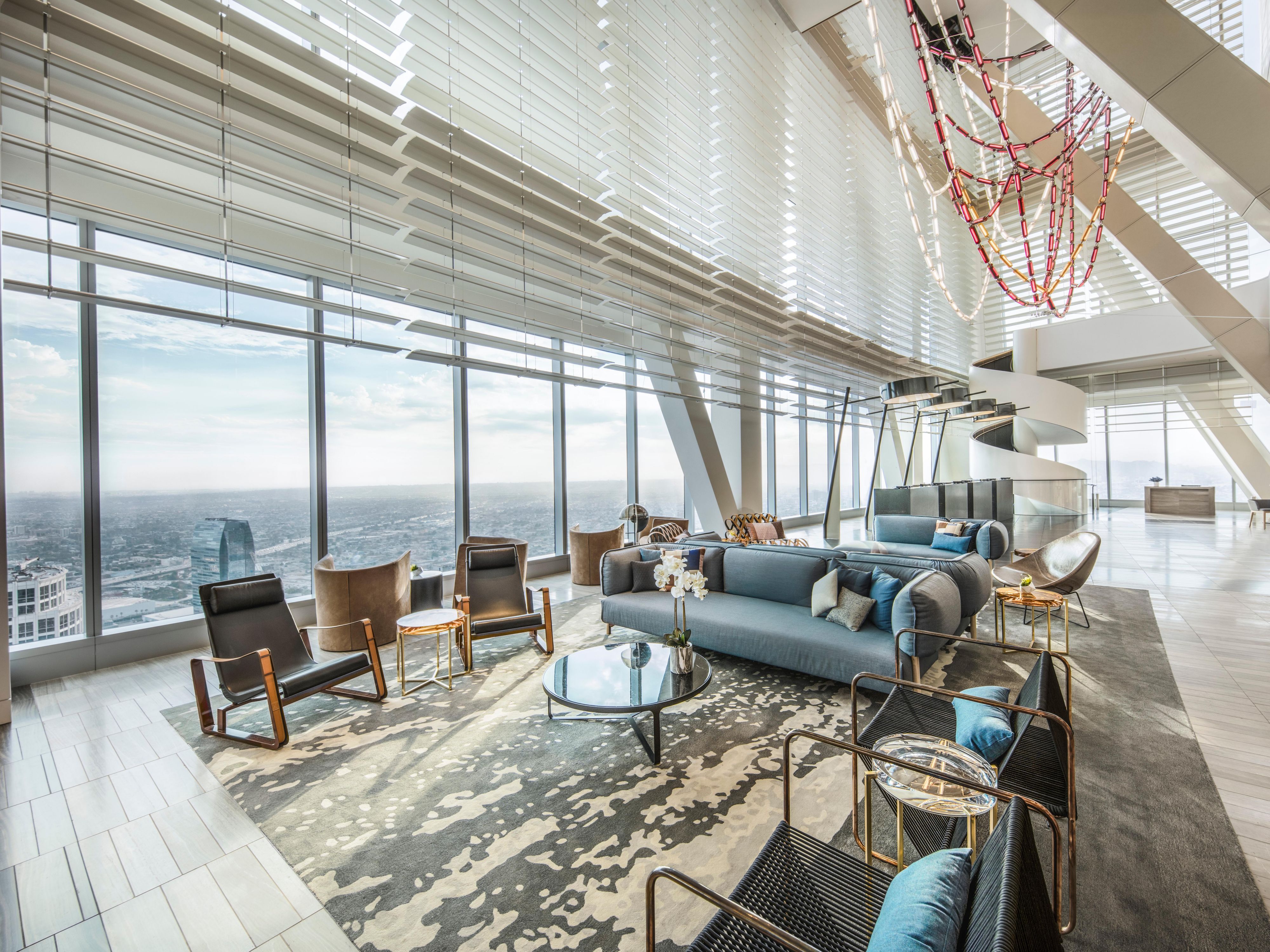 los angeles hotel lobby seating
