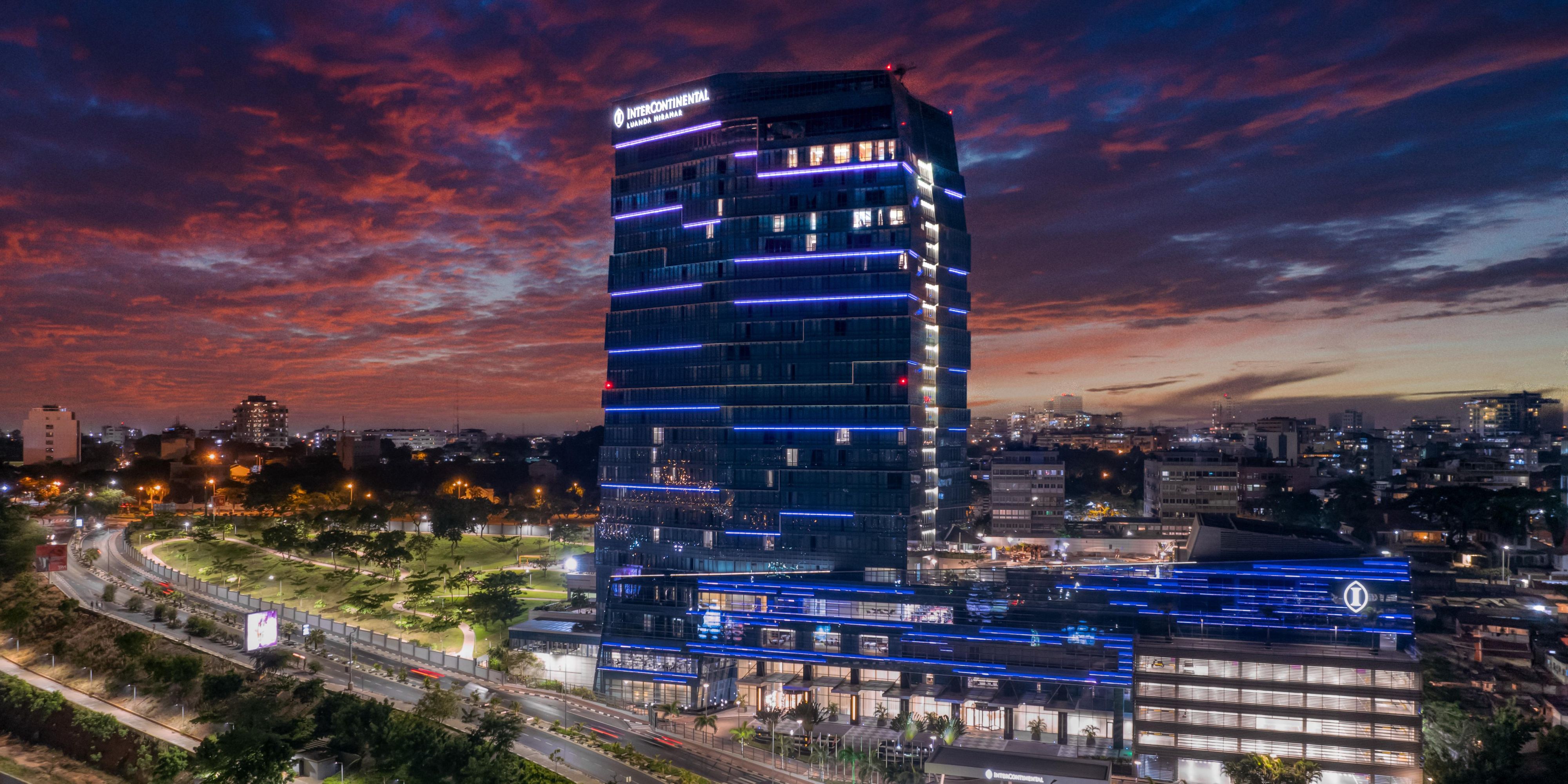 Standing 105 meters tall for sweeping views of the Luanda