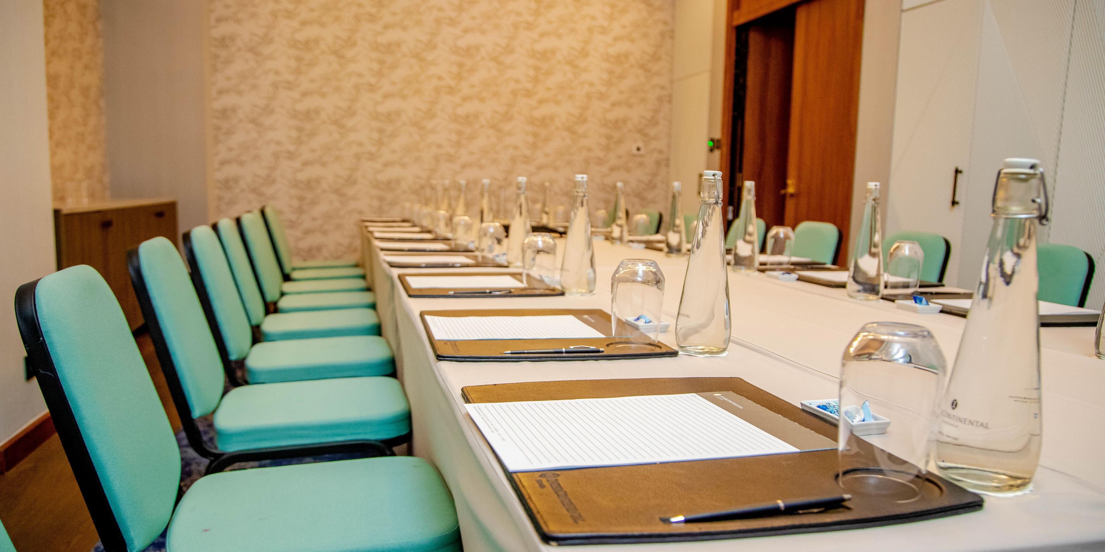 Planning a conference or meeting? InterContinental's extensive conference facilities are perfect for that seamless event. The meeting rooms are equipped with modern Audio/ visual equipment, specific rooms feature natural light and all functions are operated under the InterContinental meetings standards.

