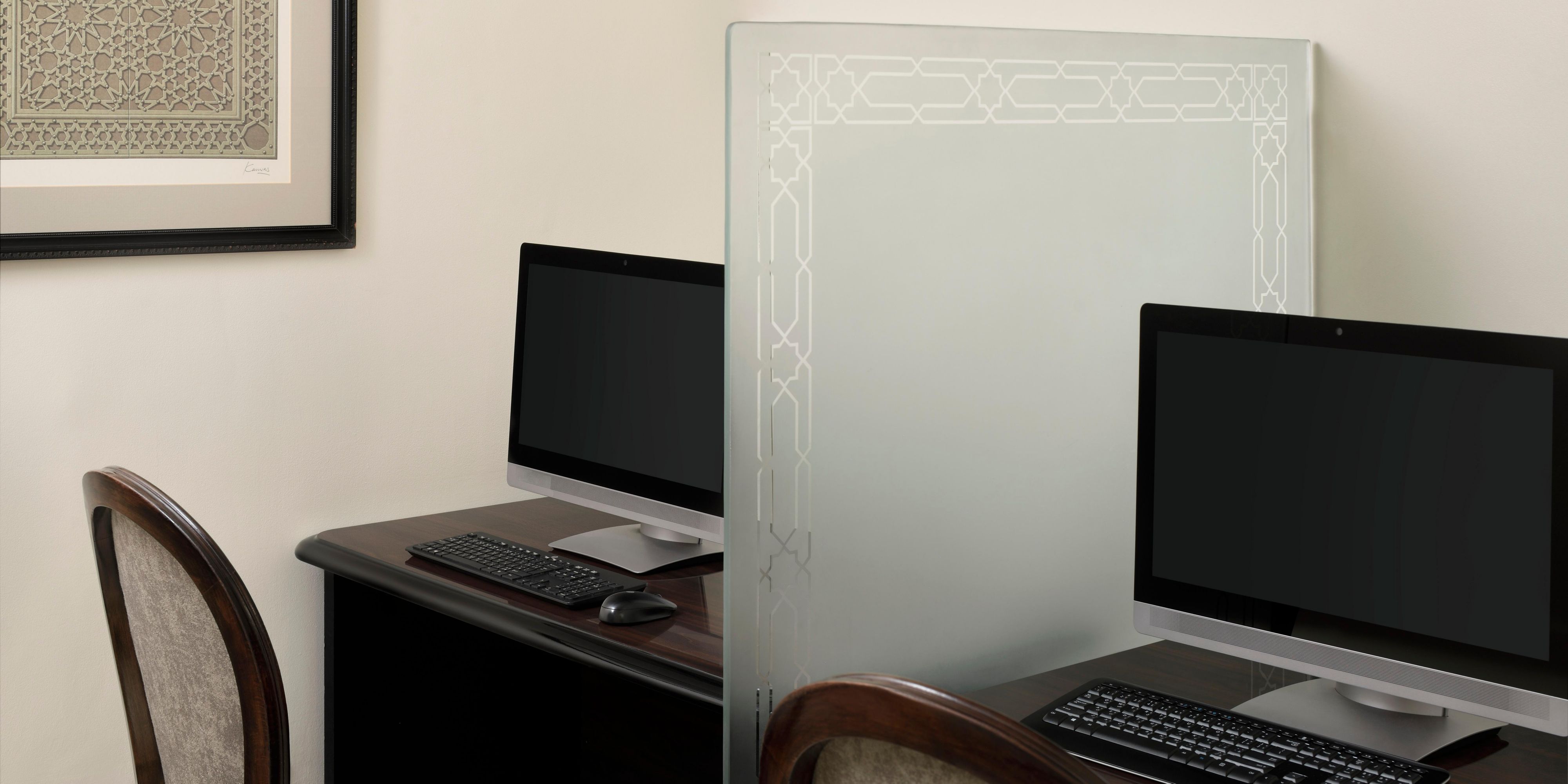 Our business center services are available any time of the day