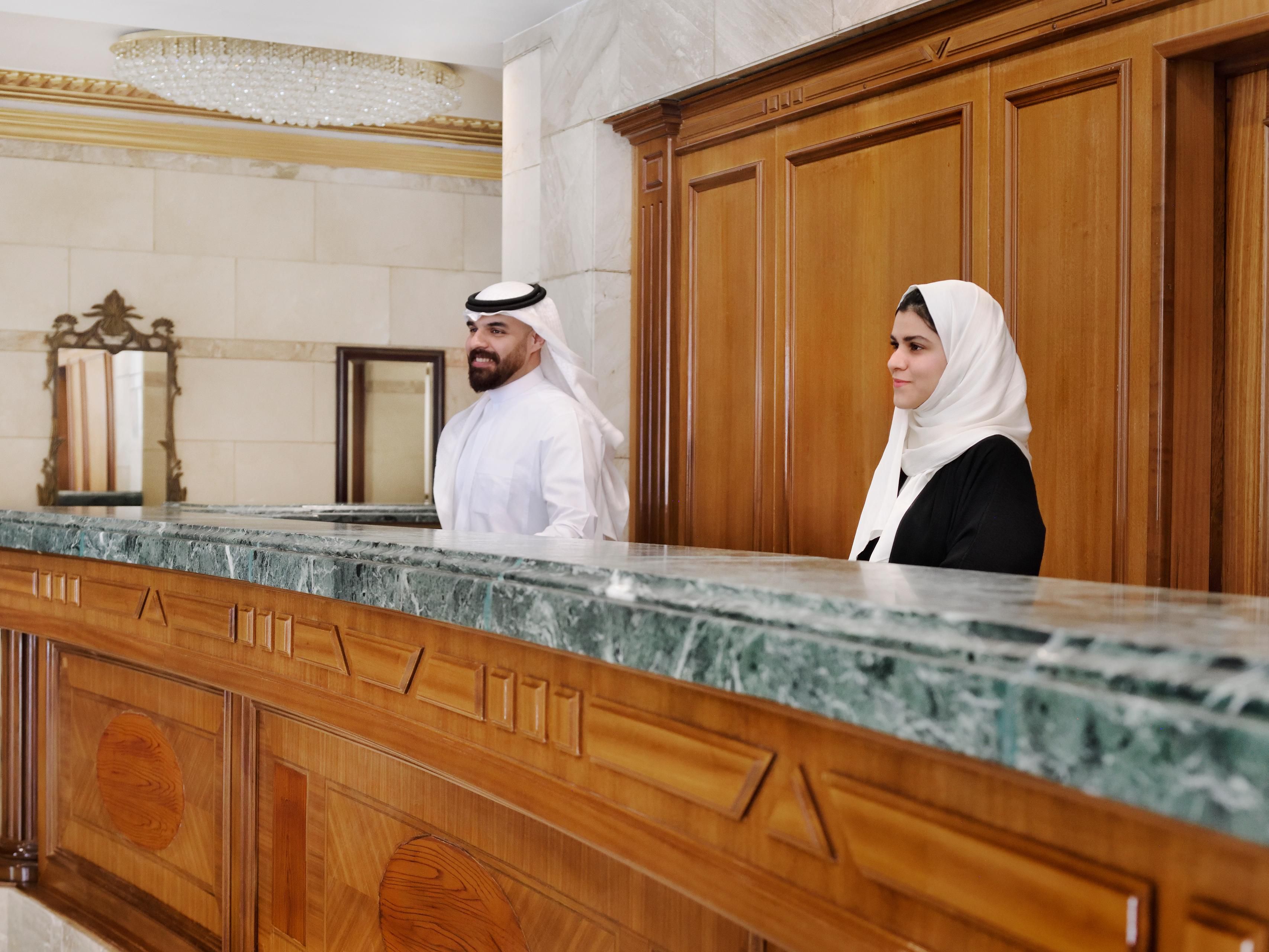 Our reception team is here to help you throughout your stay