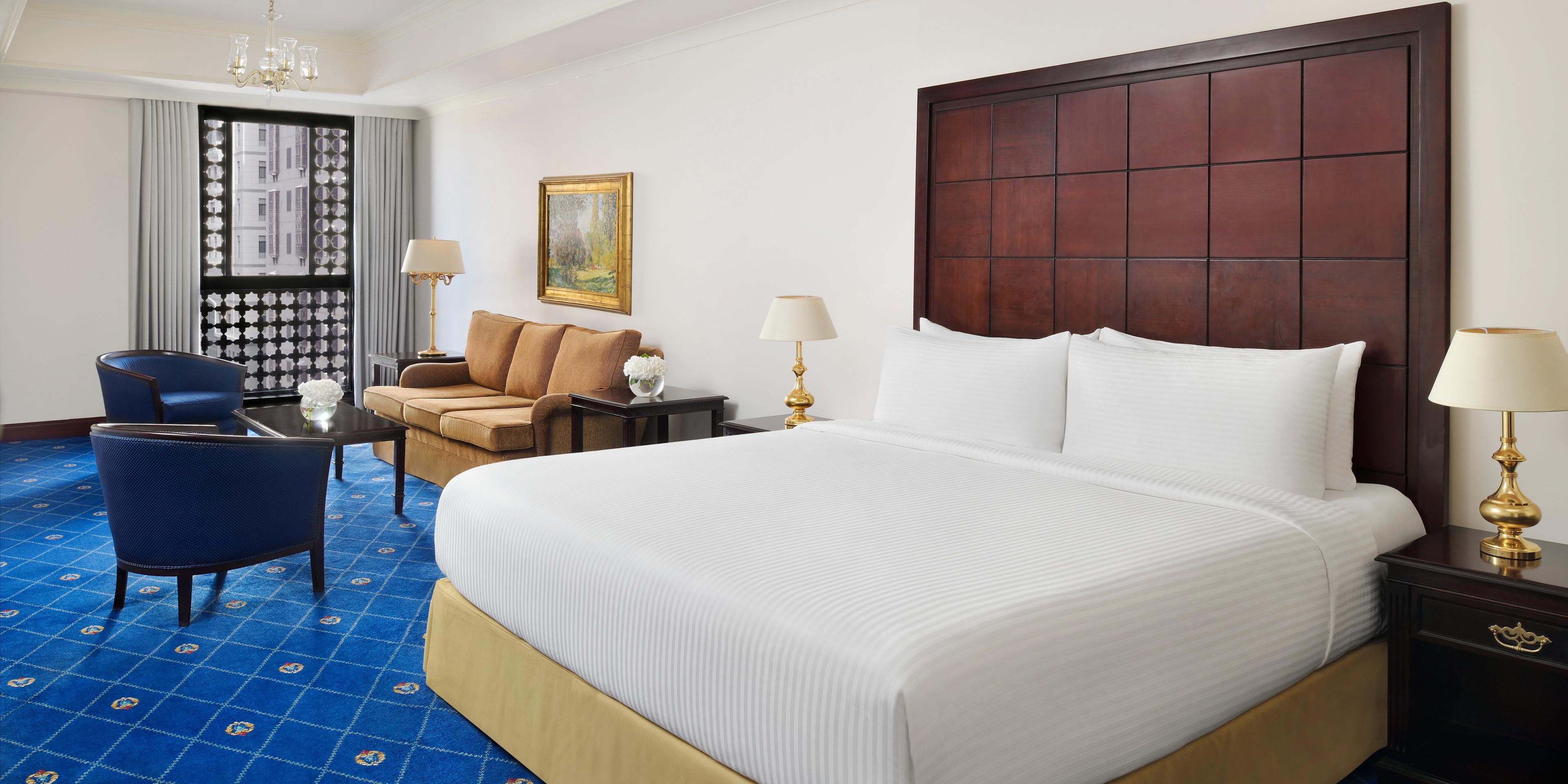 Enjoy luxury in our spacious suite and amazing views of Madinah