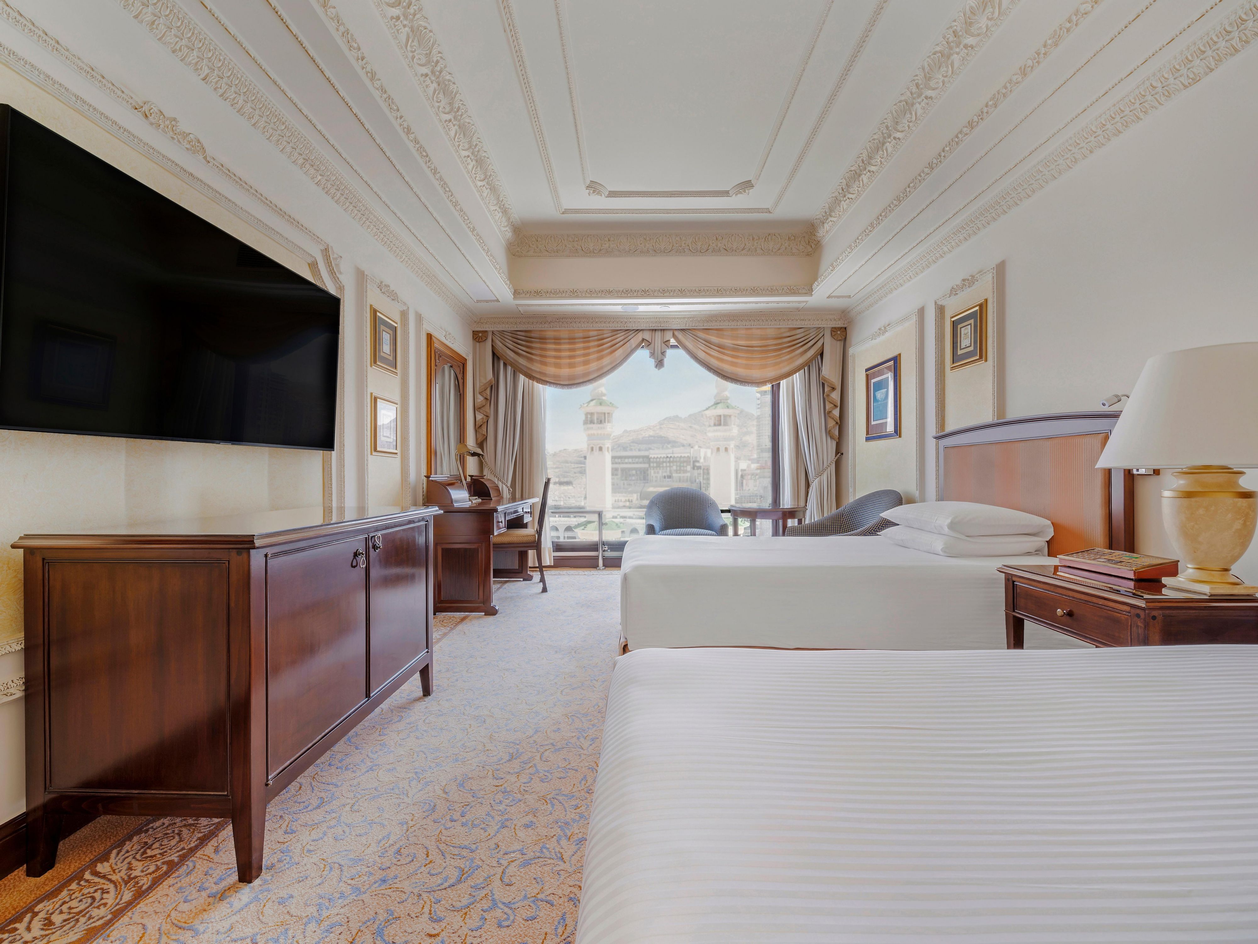 Repose in the refined comfort of the Amiri Suite's three bedrooms
