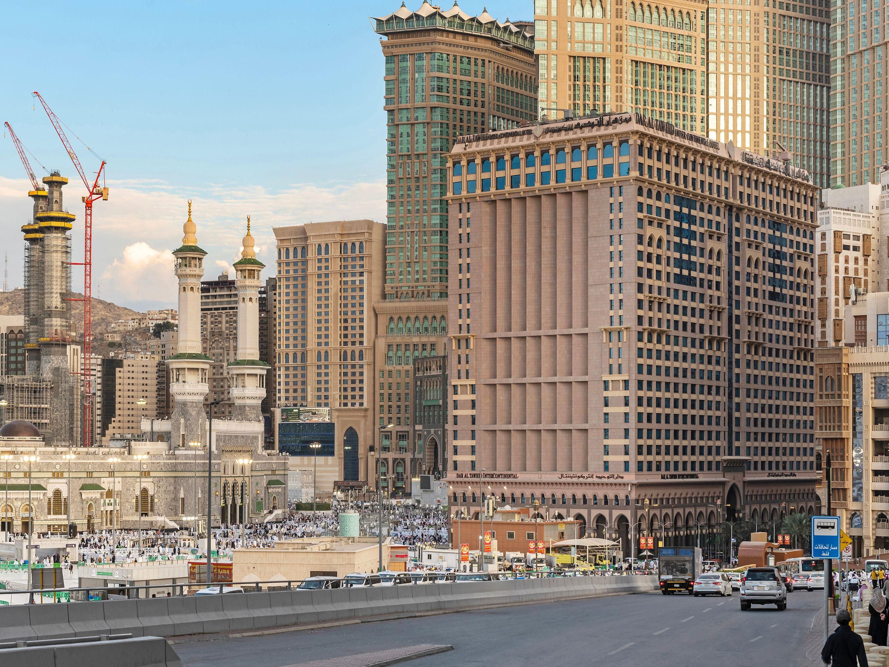 Enjoy a private entrance opening directly onto the Haram courtyard