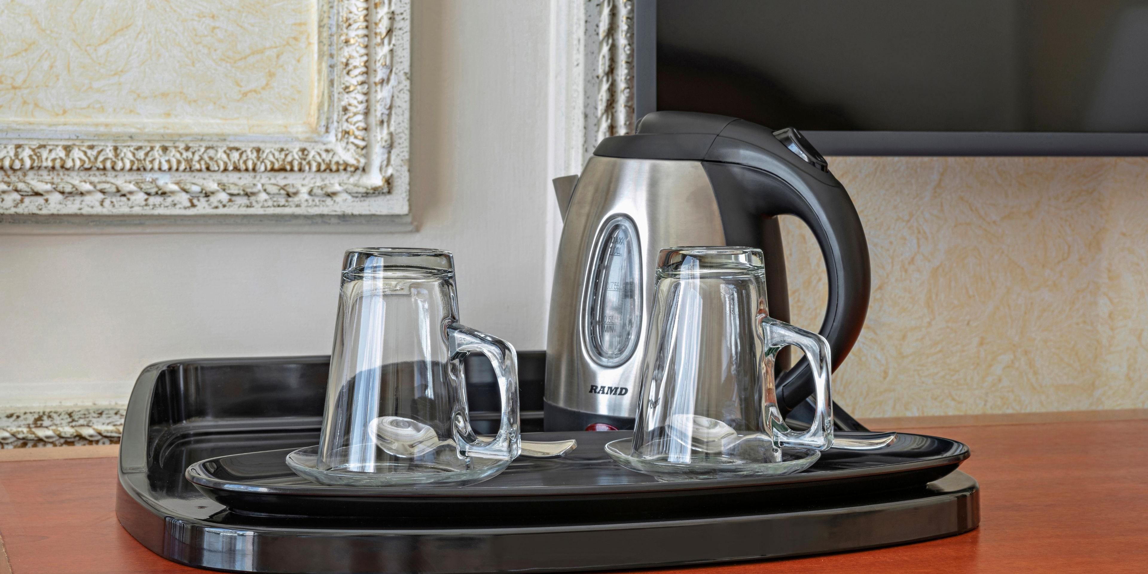 Complimentary tea and coffee are available in every Guest Room