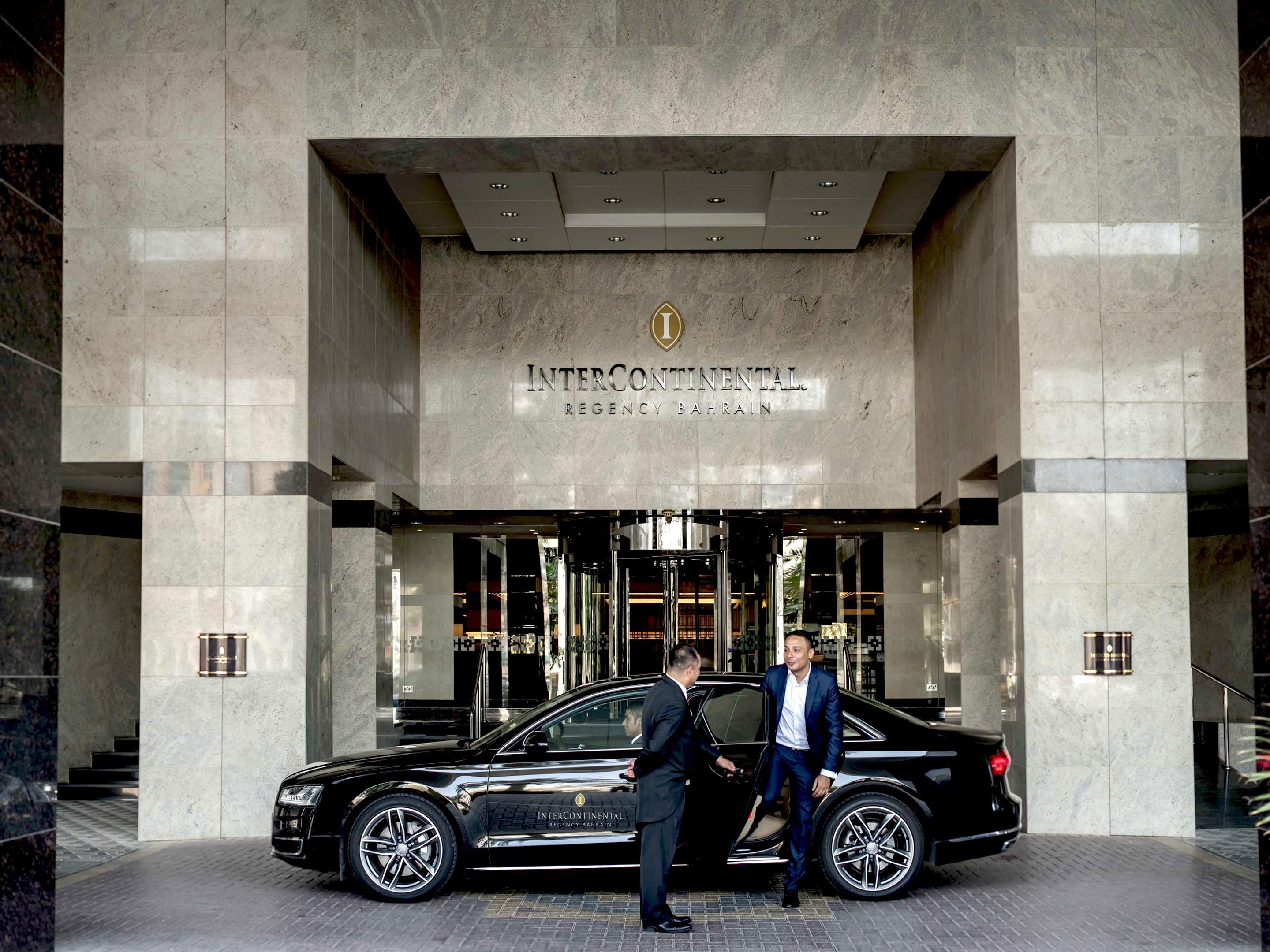 Arrive in style at the hotel in our Audi cars