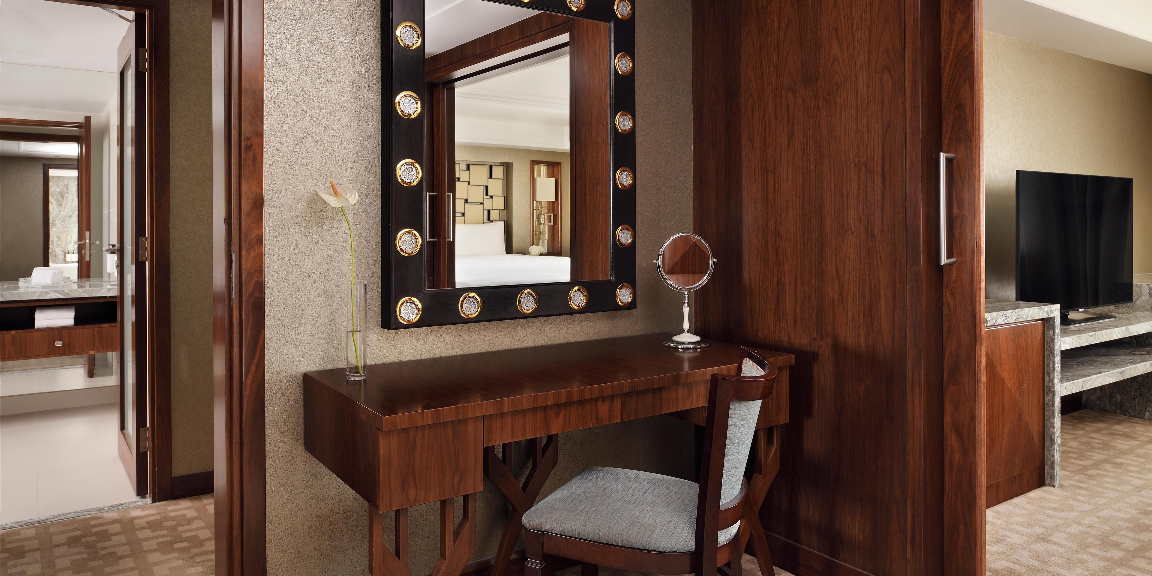 Vanity desk at the Imperial suite
