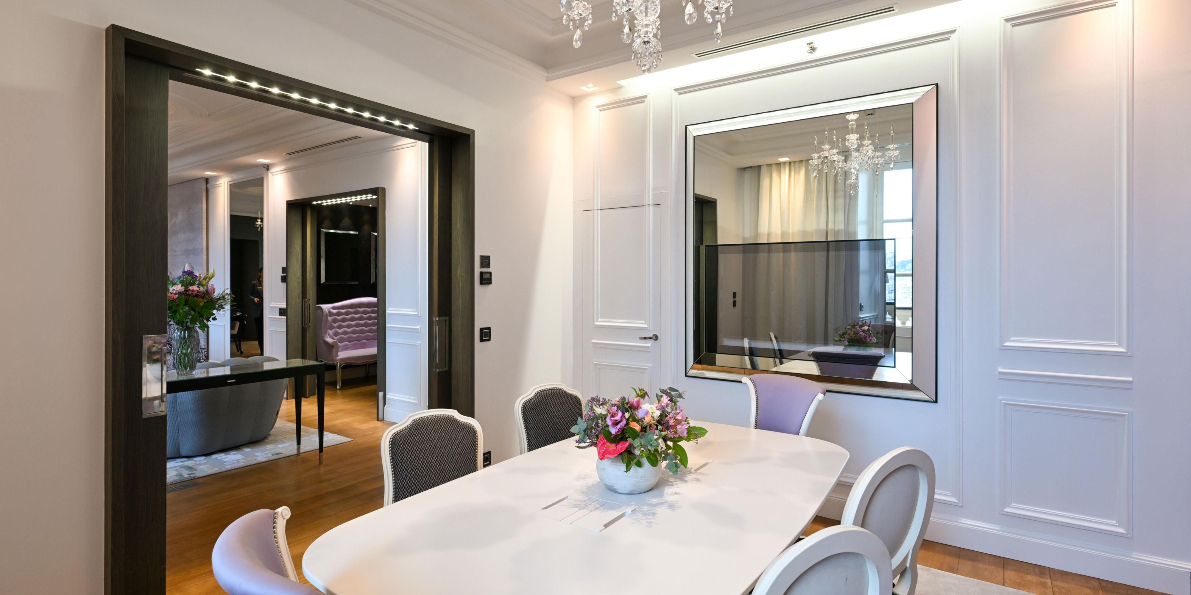 Dining room of the Presidential Suite
