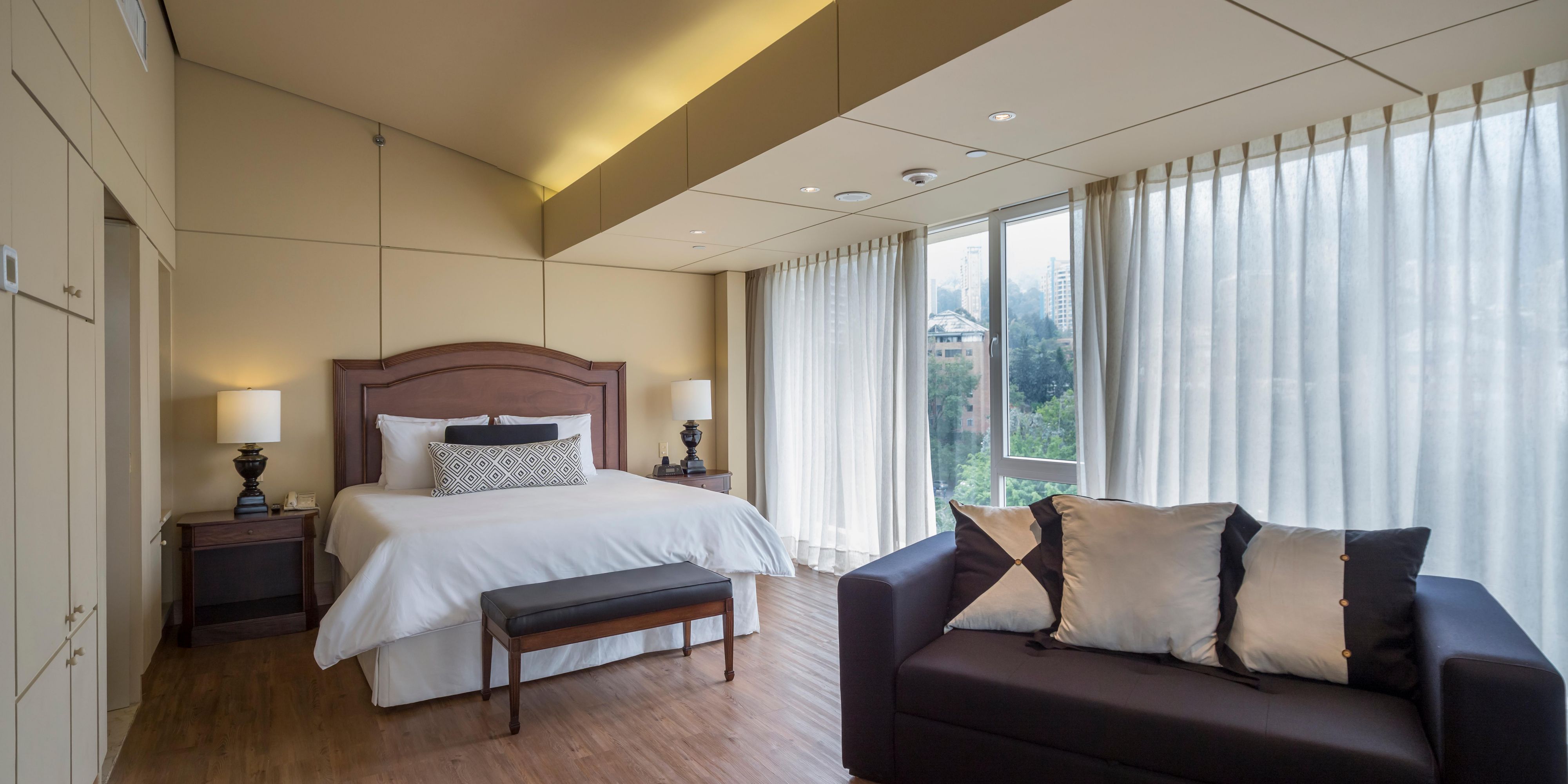 Make yourself at home in our guest rooms.