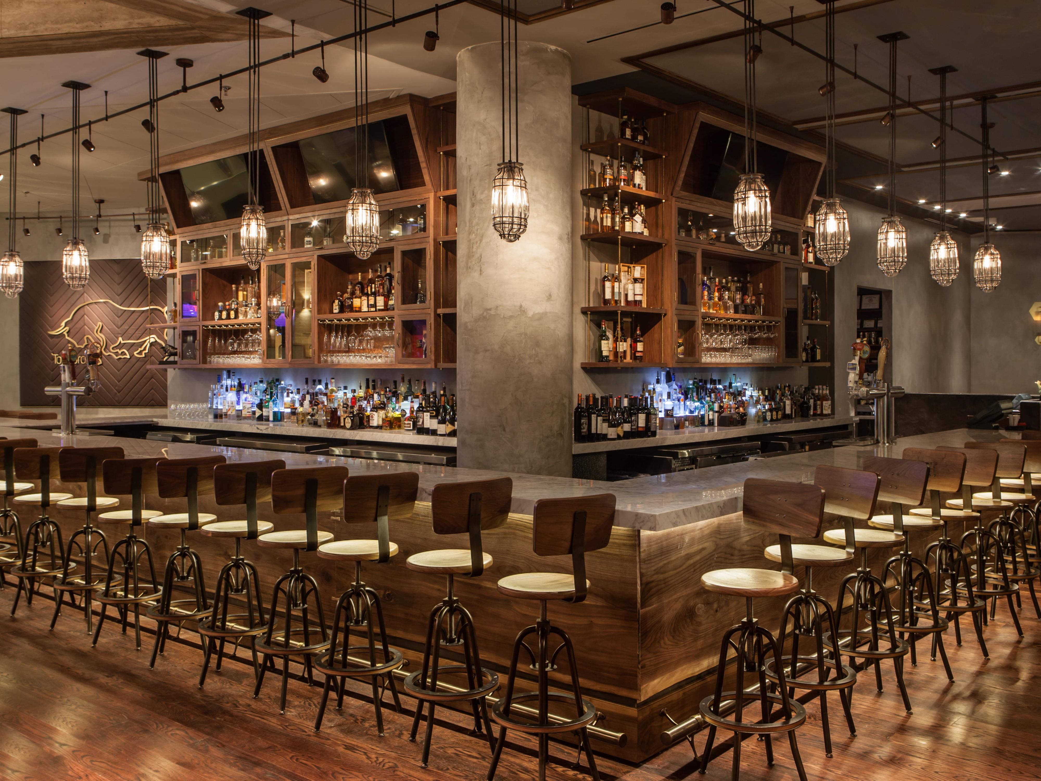 The Bar at Toro Toro serves handcrafted cocktails, beer and wine