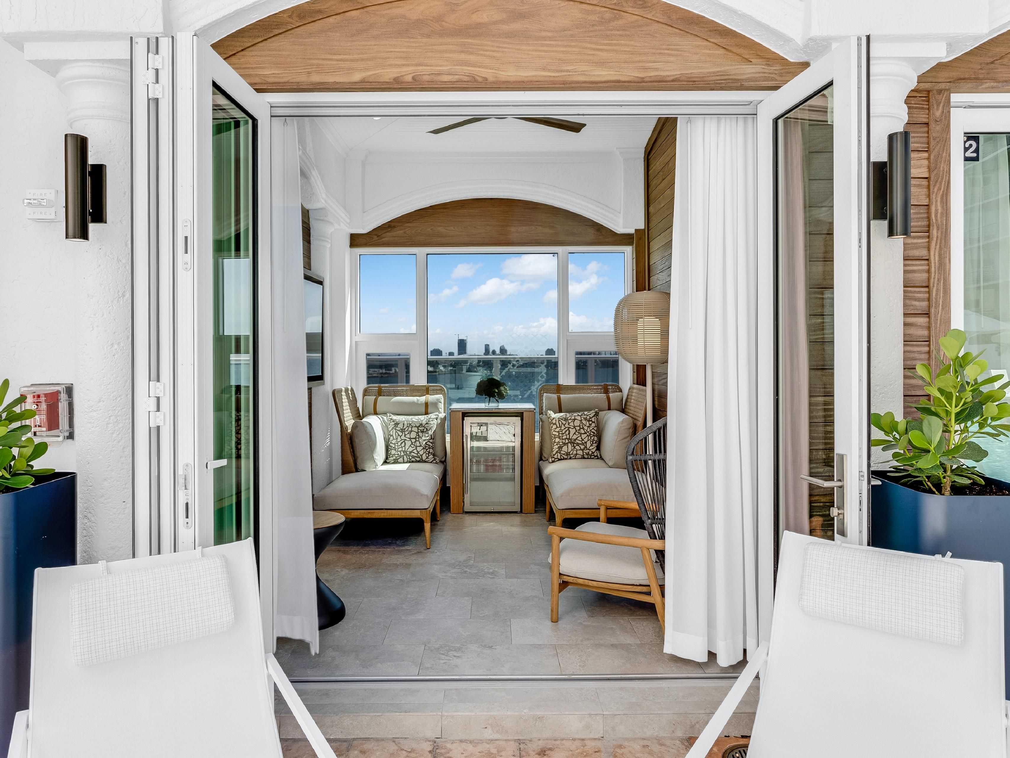 Luxury Oceanview Cabanas