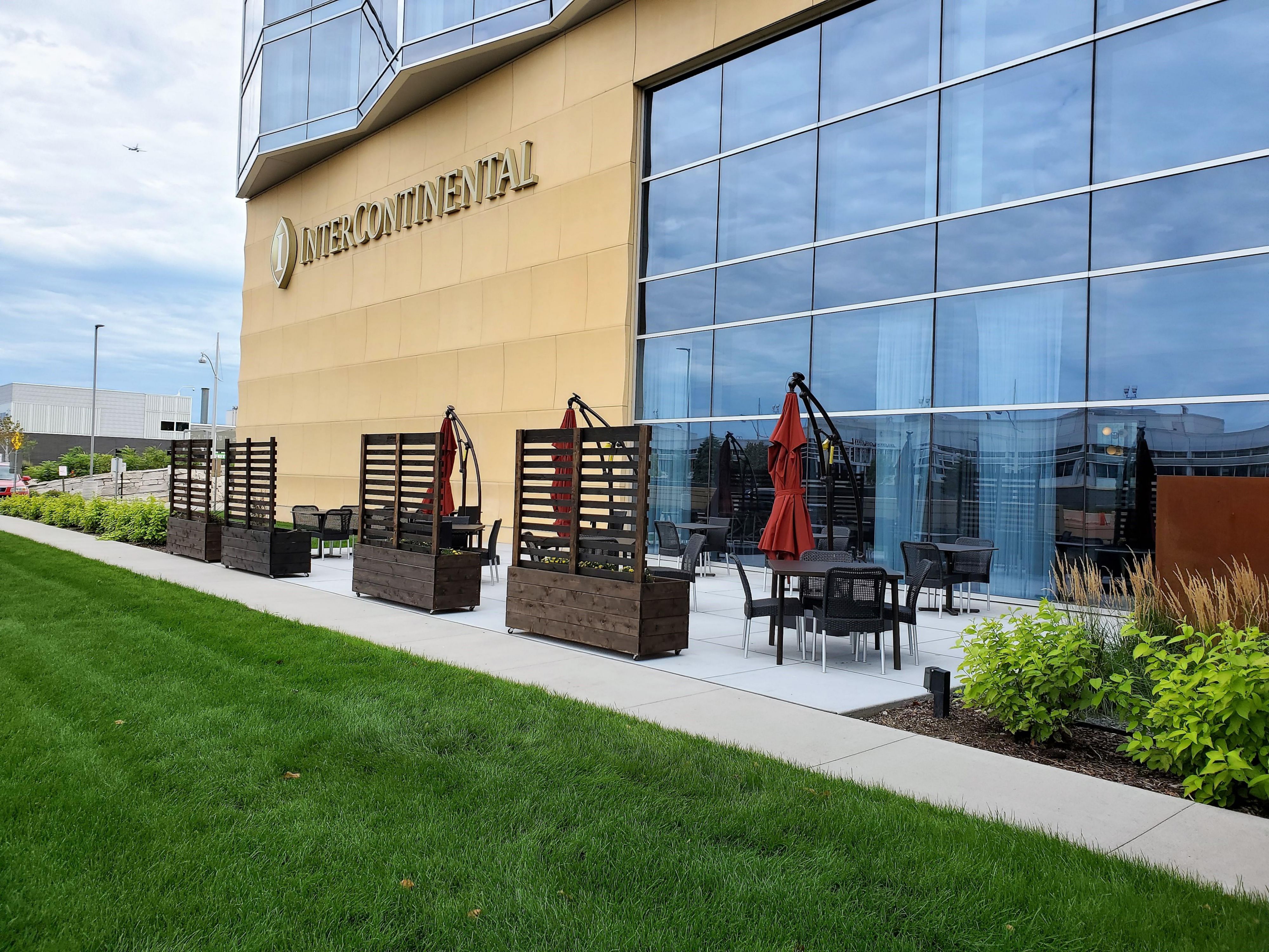 Our patio is perfect for outdoor dining
