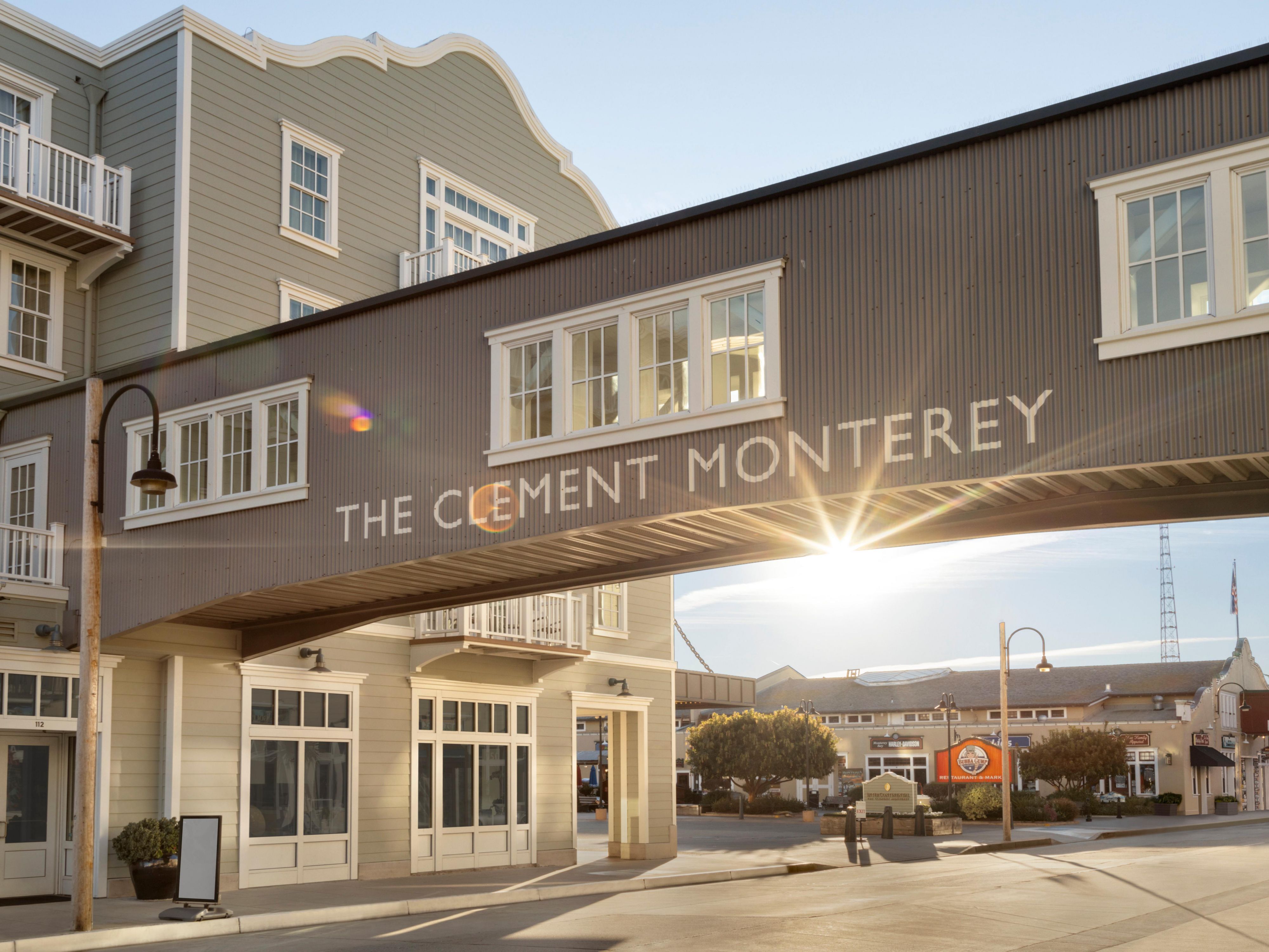 Cannery Row walkway bridge InterContinental The Clement Monterey