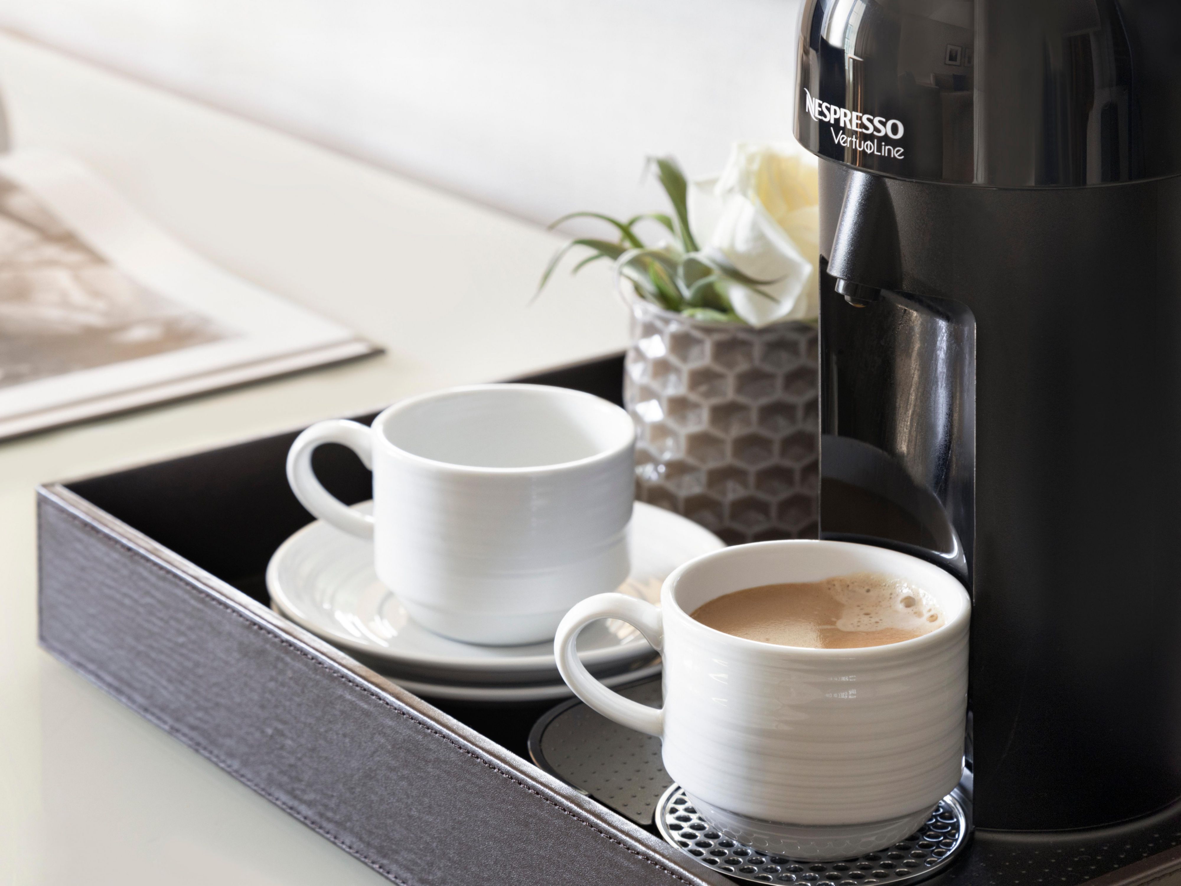 Nespresso coffee in all guest rooms and suites 