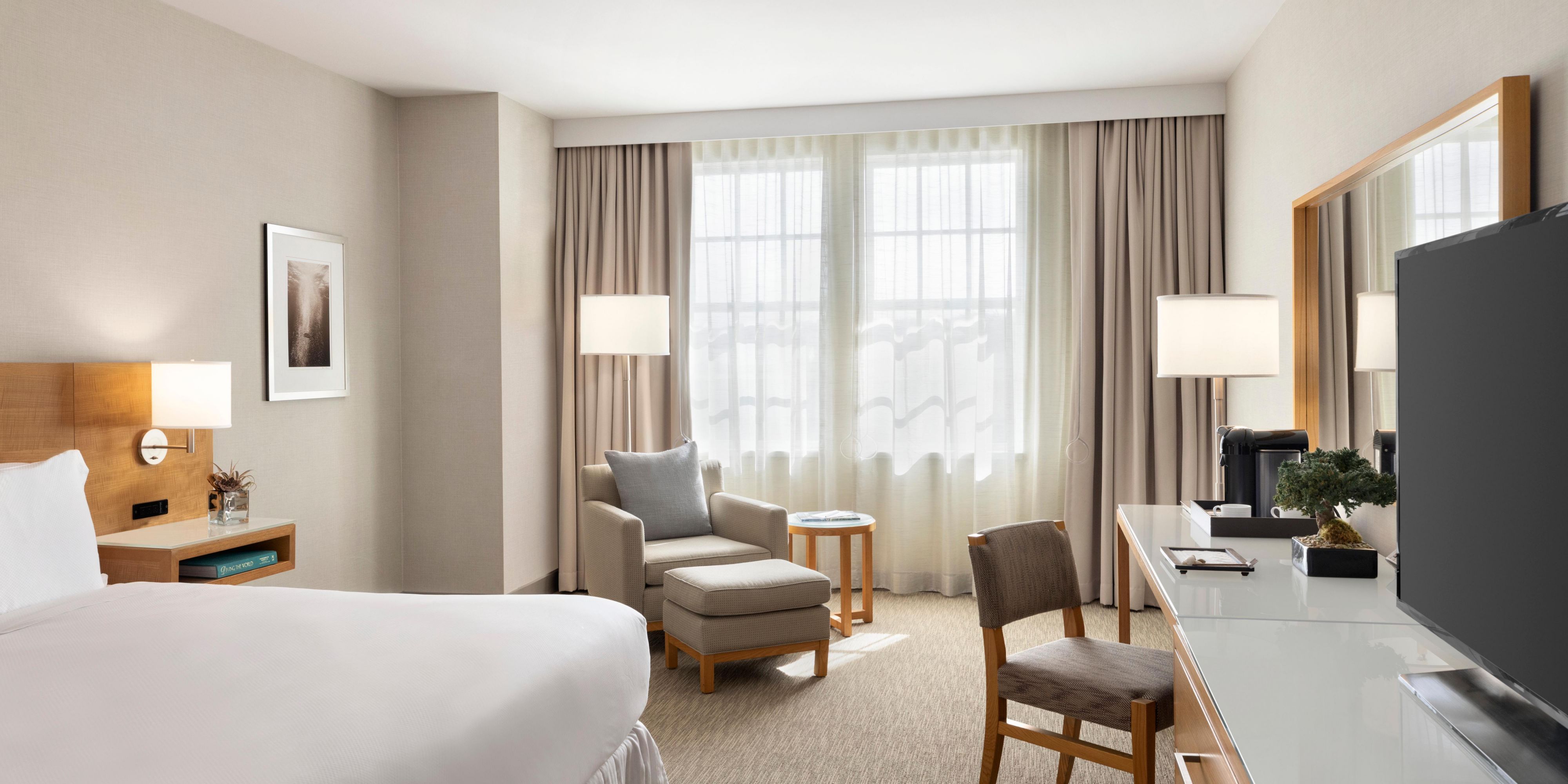 Accessible guest room king bed 