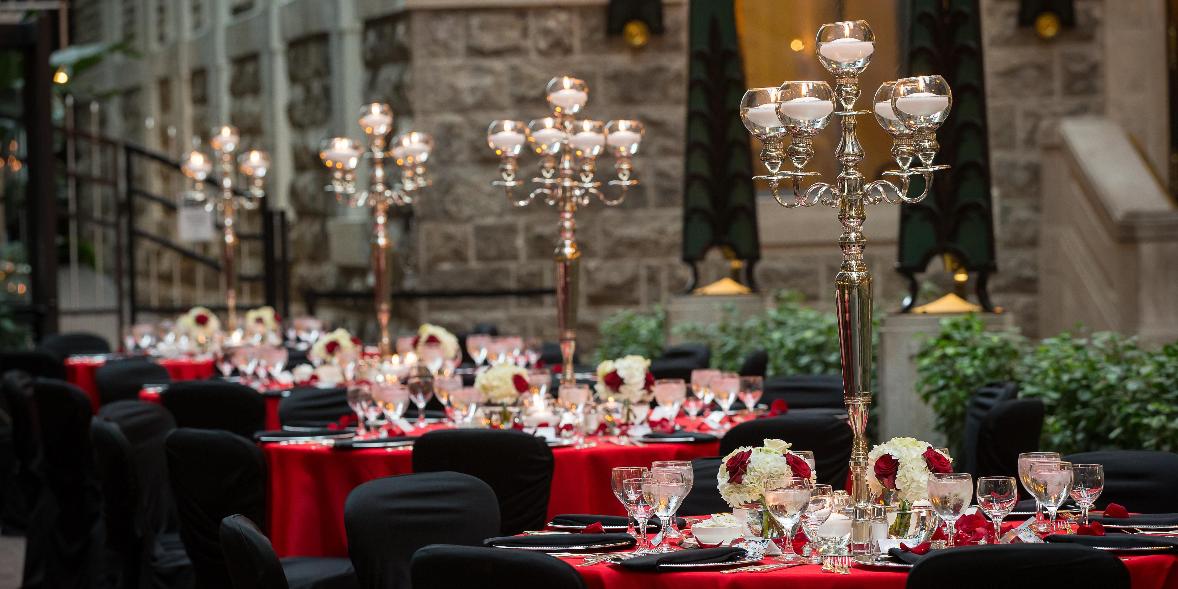 A historical setting with exceptional service will ensure a your special day is perfect. We offer four packages designed to fit all your needs. From the floral arrangement to the menu and decor, our event experts are with you you every step of the way in order to make your ceremony and reception unforgettable.