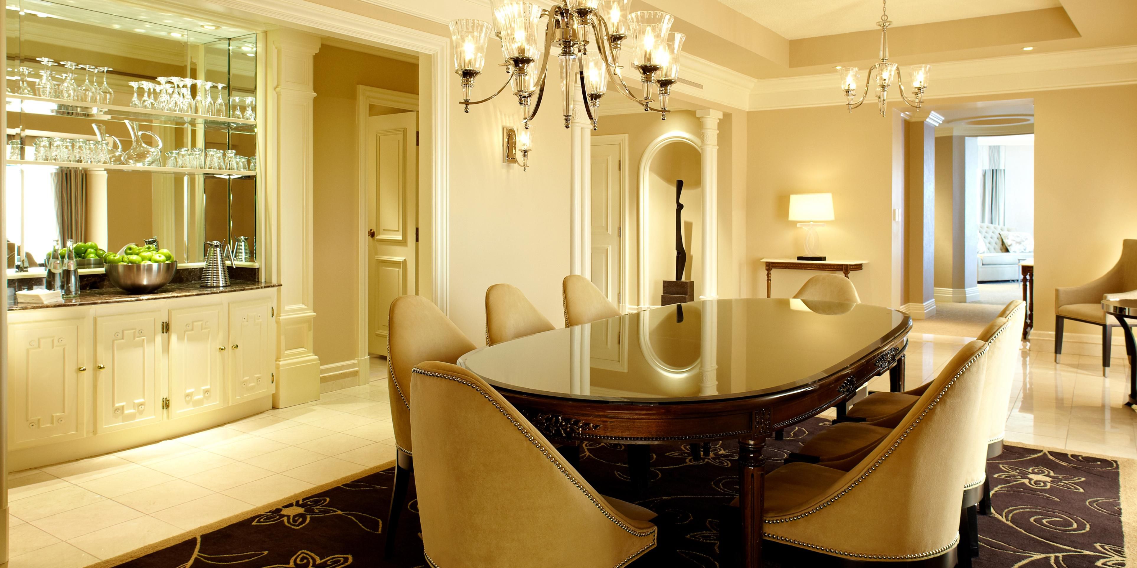 Presidential Suite Dining Room Area 