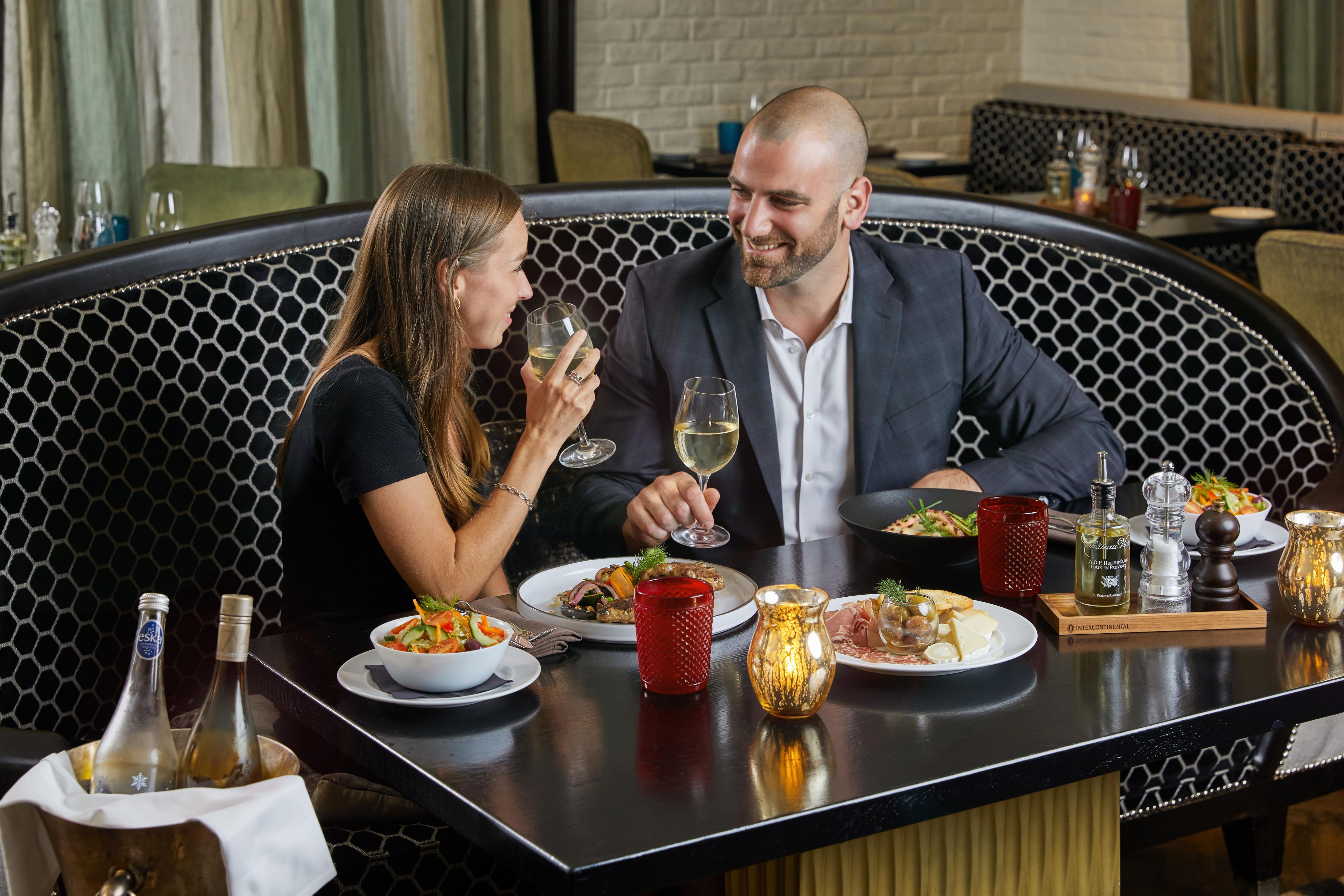Couple dining