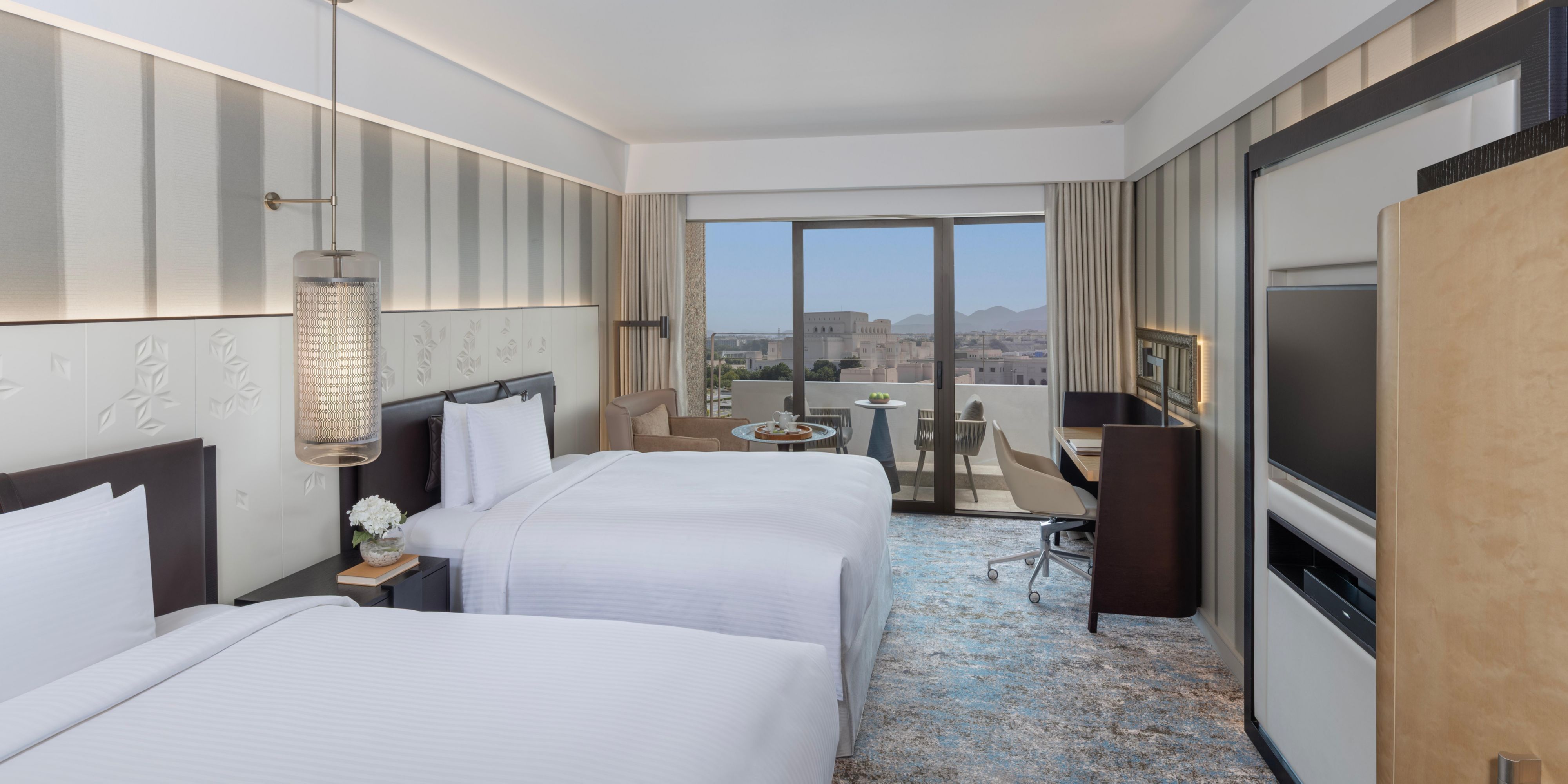 Twin Bed City View Room