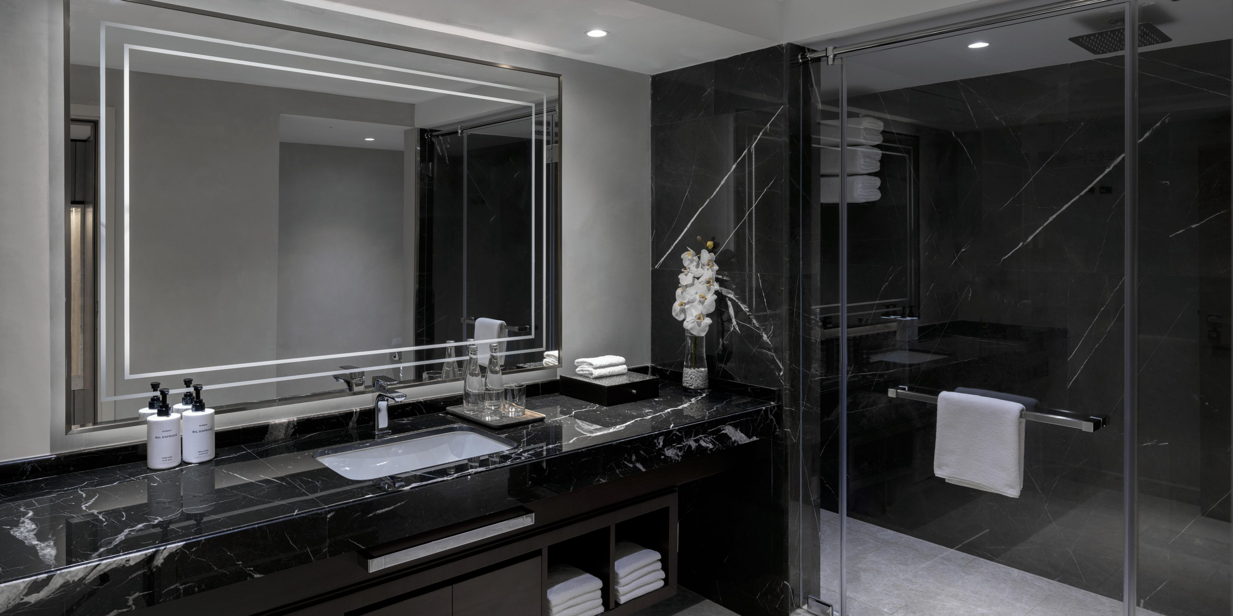 Presidential suite bathroom where luxury meets comfort
