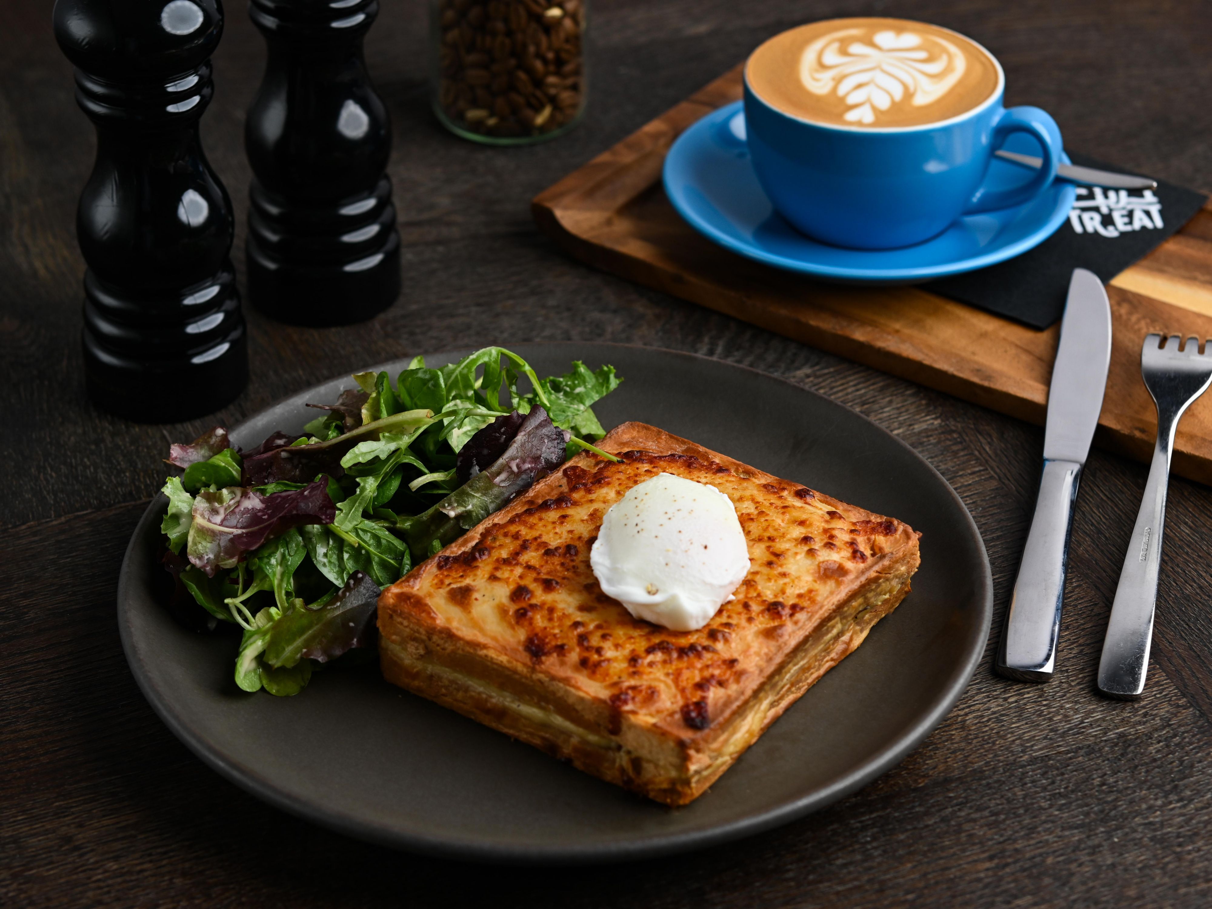 Croque Madame at Tr.Eat Café