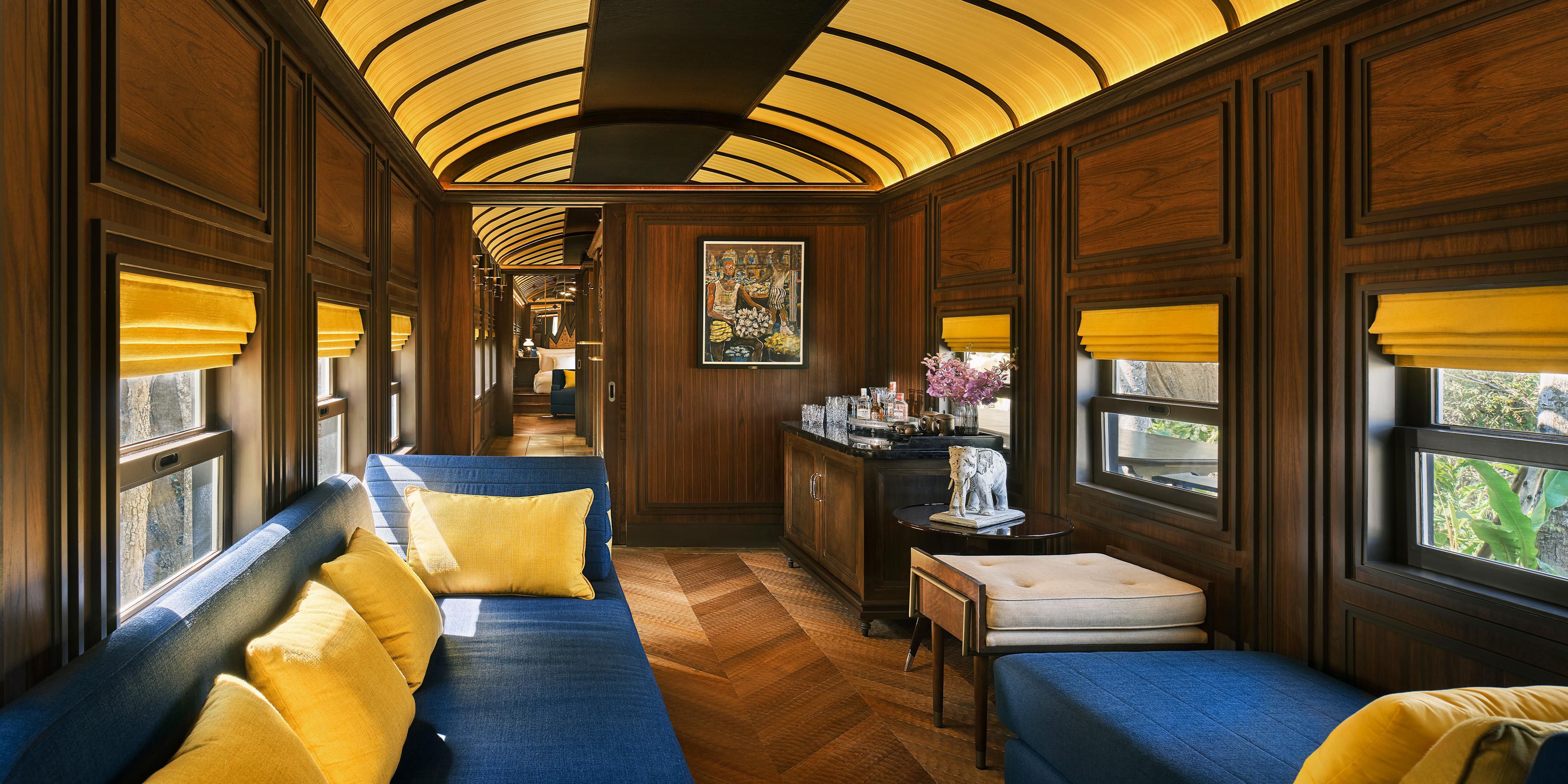 An exterior of Heritage railcar 2Bedroom Pool villa 