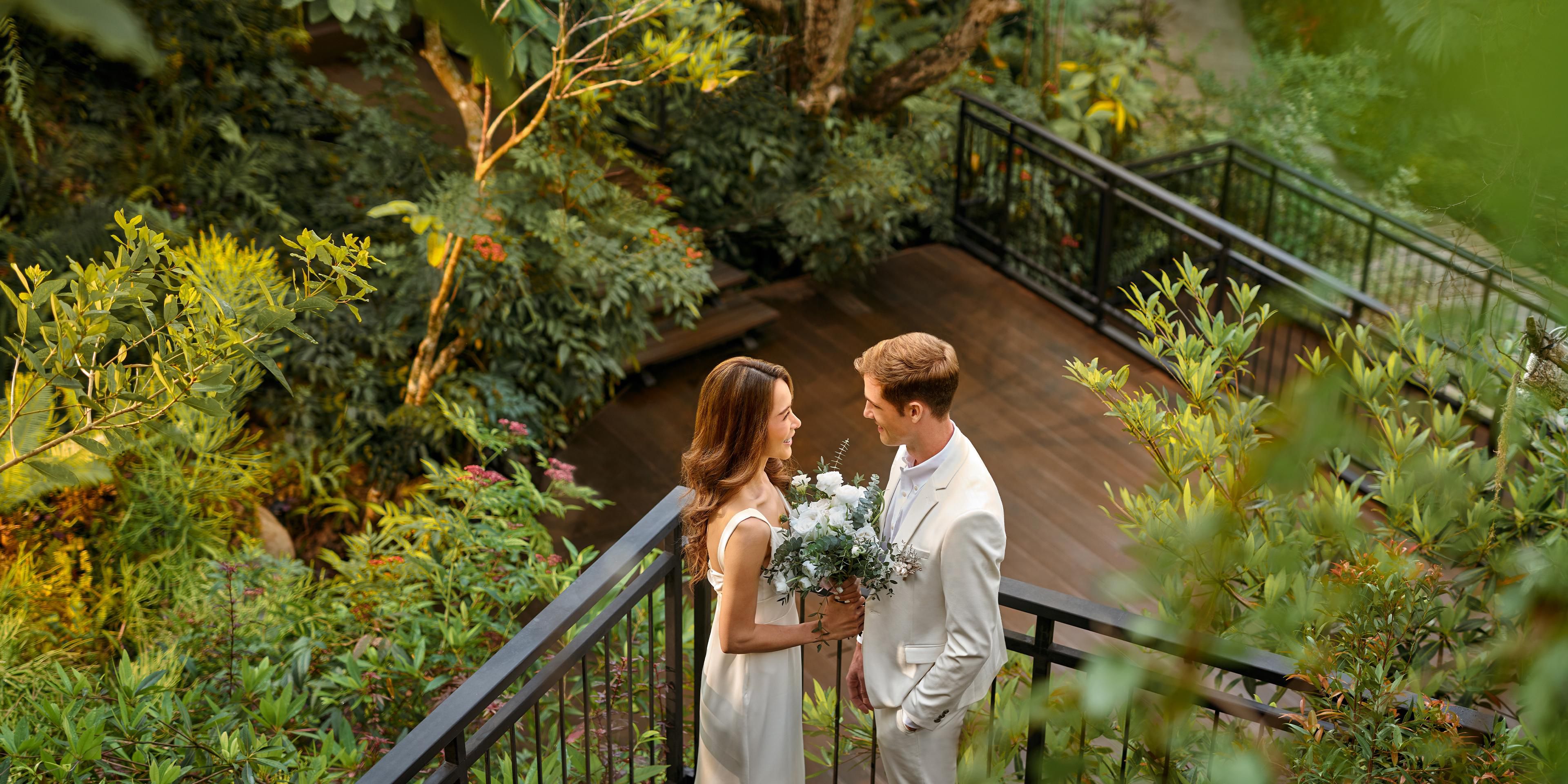 Whether it's an outdoor ceremony set in nature or dancing the night away at a stunning reception, we will create the perfect package for your big day. From the decor to the menu, from floral decorations to live performances, each aspect will be unique and every detail will be managed. Let our dedicated team help plan your wedding day.