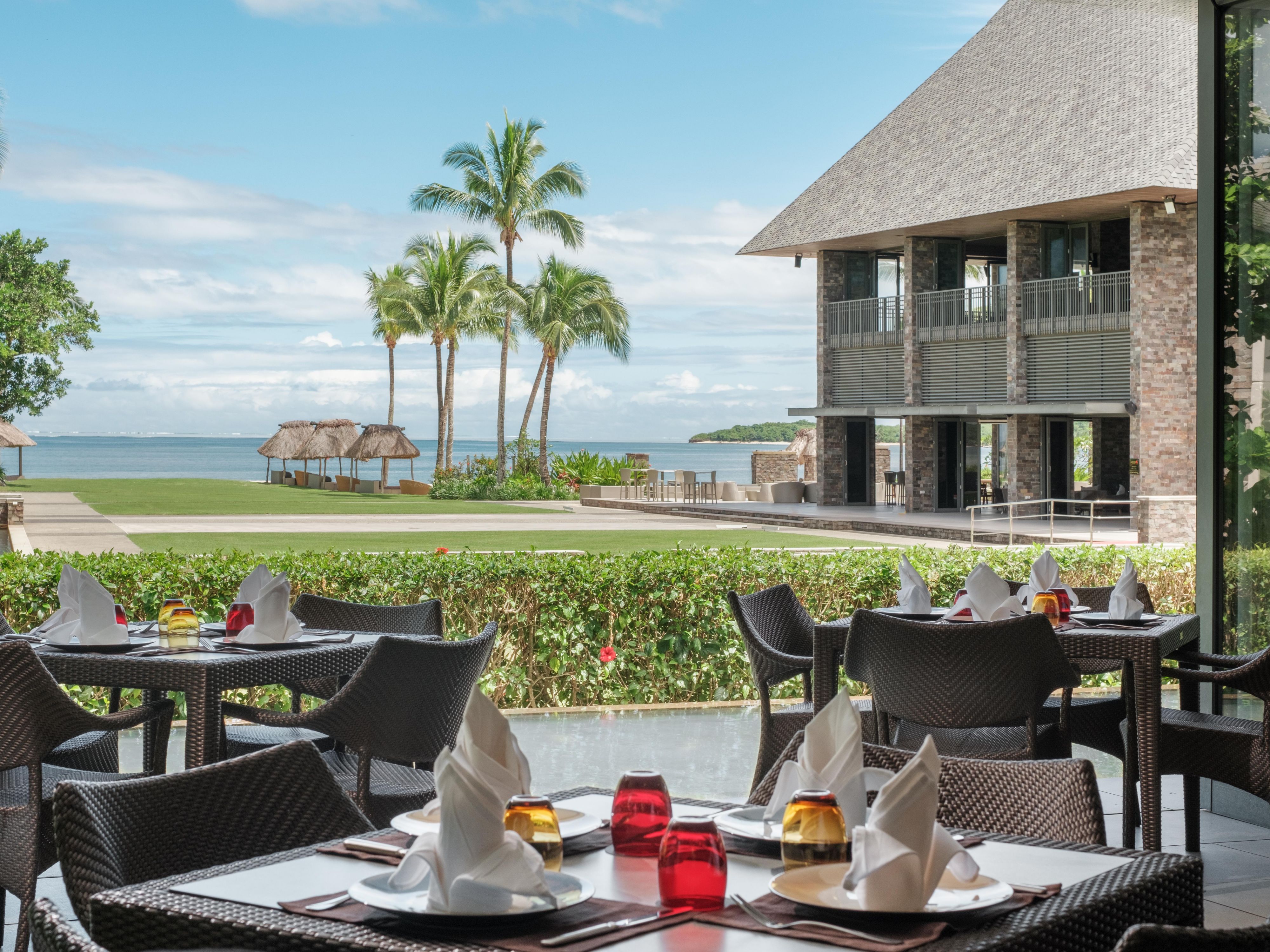 An amazing view at Sanasana restaurant