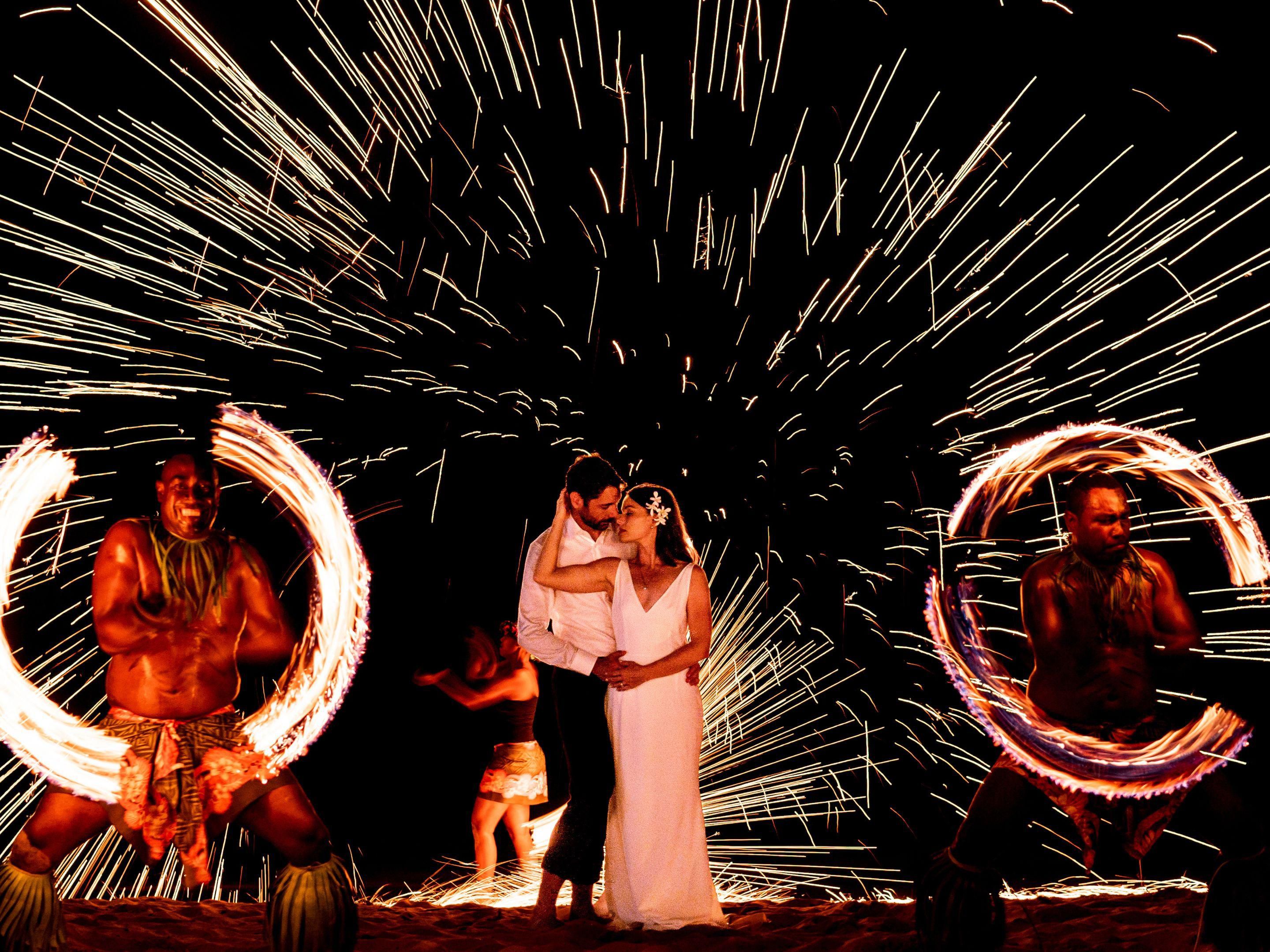 Intimate Weddings Made Extra Special with a Fire Show