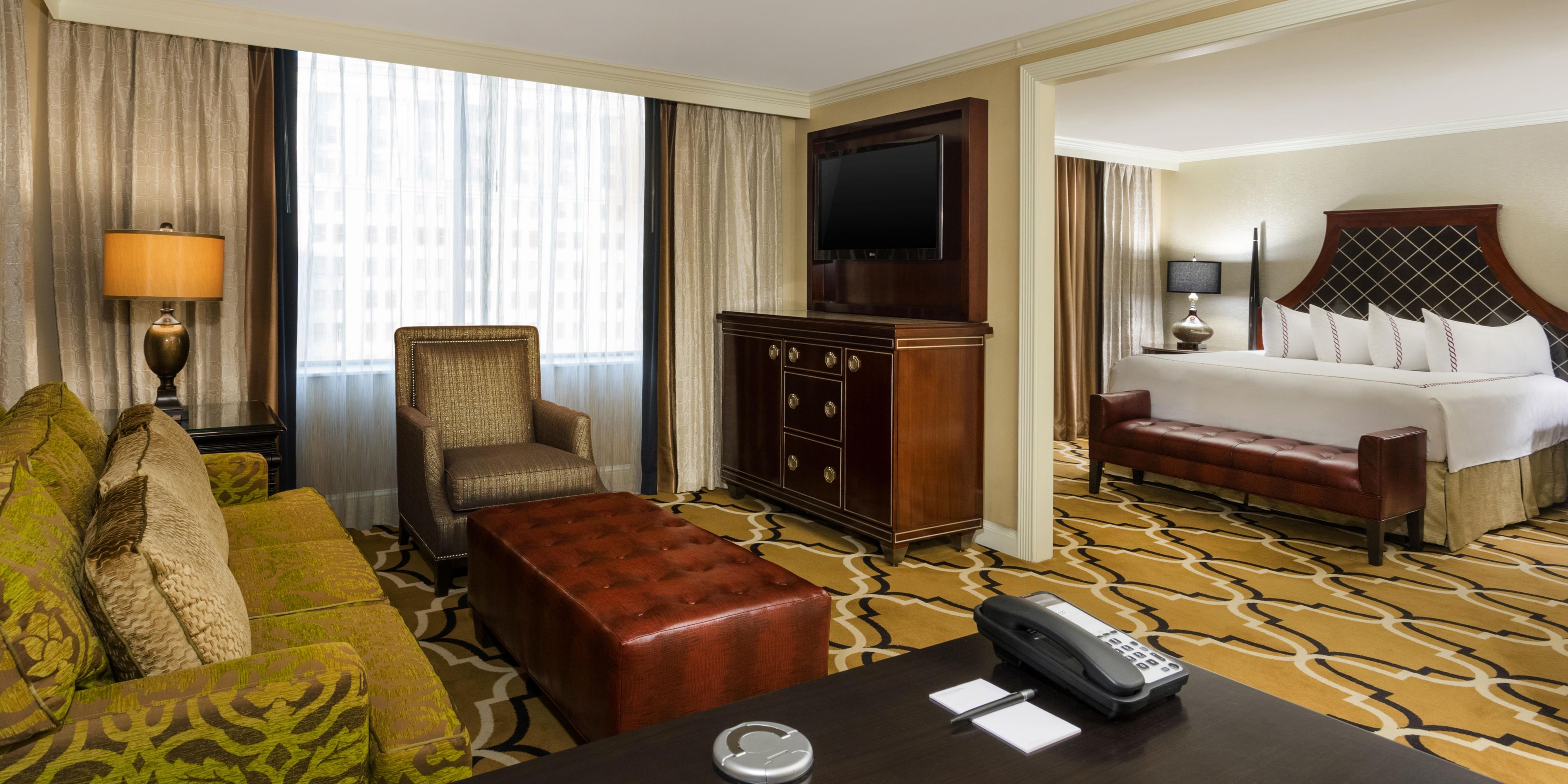 Spacious Junior Suite at the InterContinental New Orleans hotel