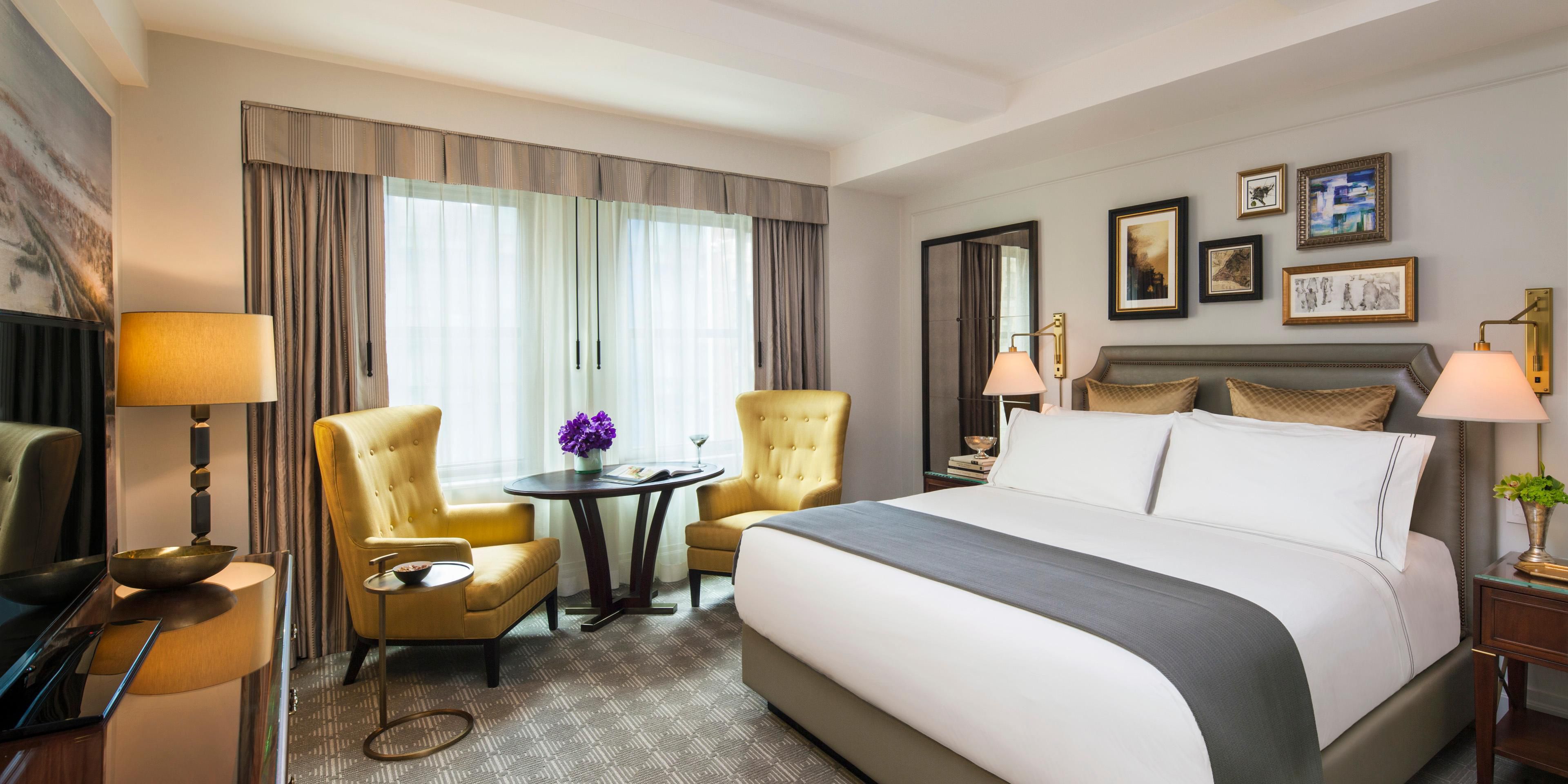 Pull back the covers, hop in and catch your favorite TV show.