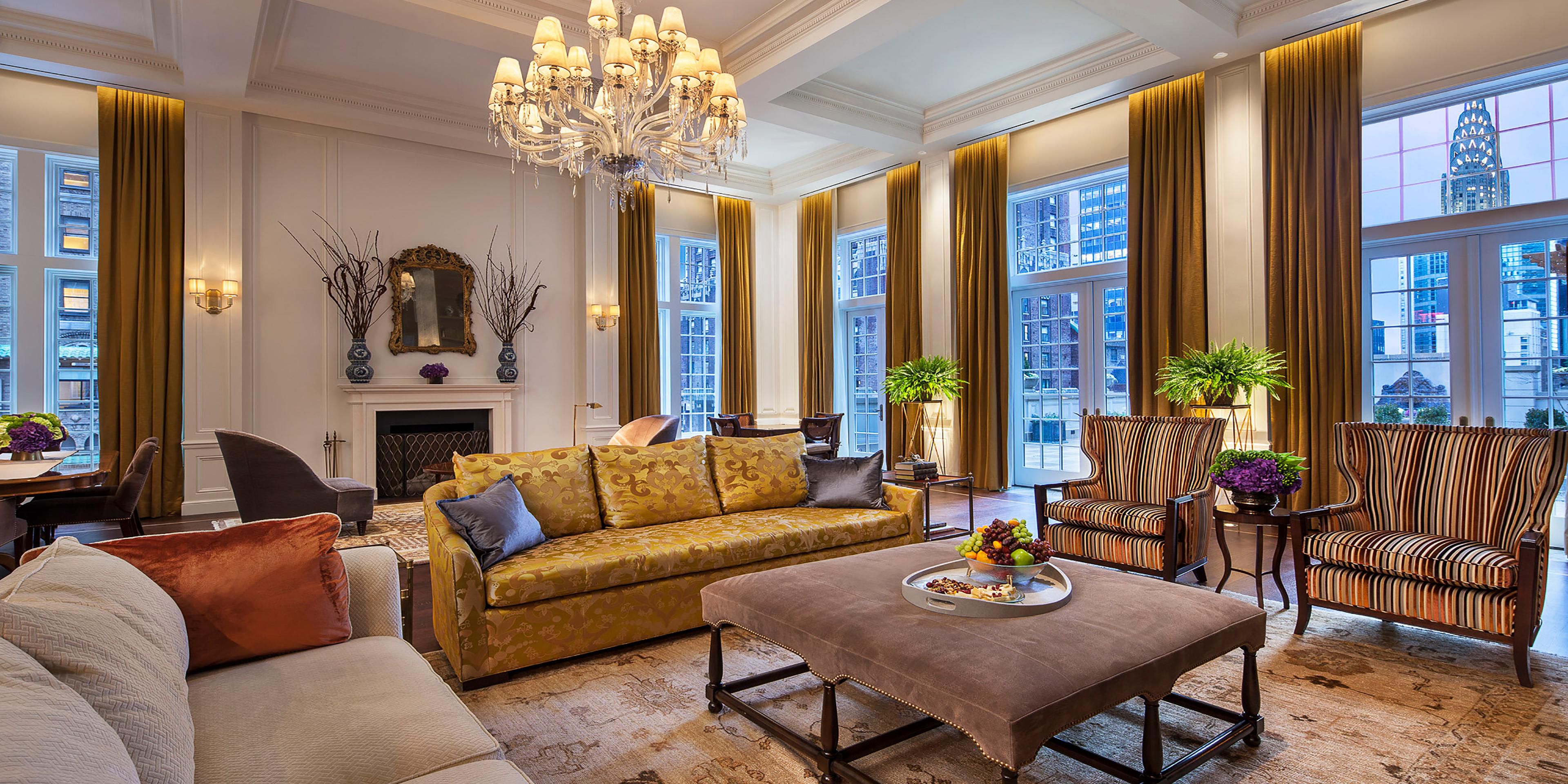 Penthouse Living Space with Access to Private Terrace