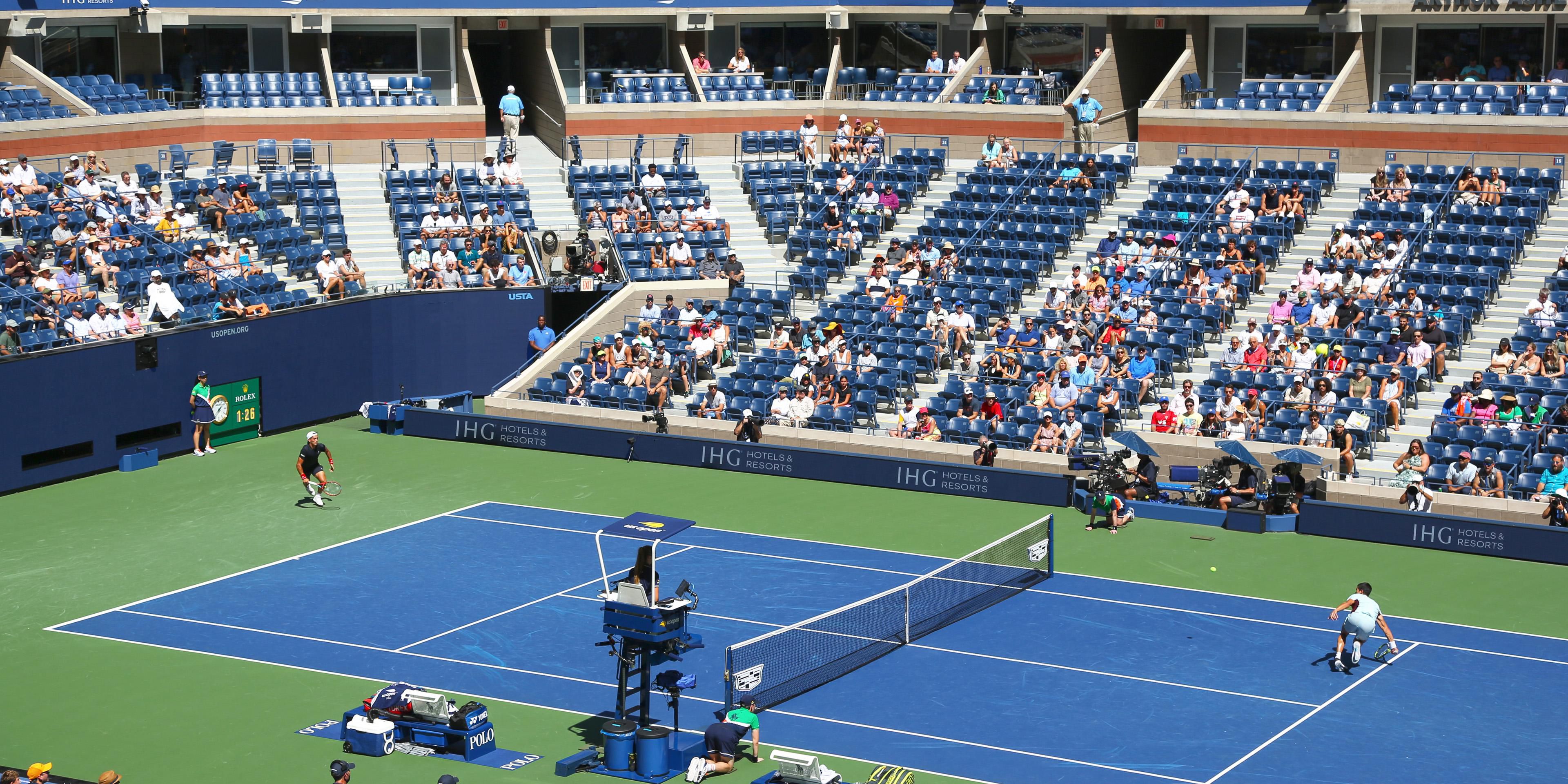 Come join IHG, the official hotel sponsor of the US Open Tennis Championships, for another great tournament. Join us for Insta-worthy events at our hotel, tennis activations, meet & greet with players, specialty cocktails at The Stinger Cocktail Bar & Kitchen and tournament events including Fan Week August 19–25 and IHG Sponsor Day on September 4.