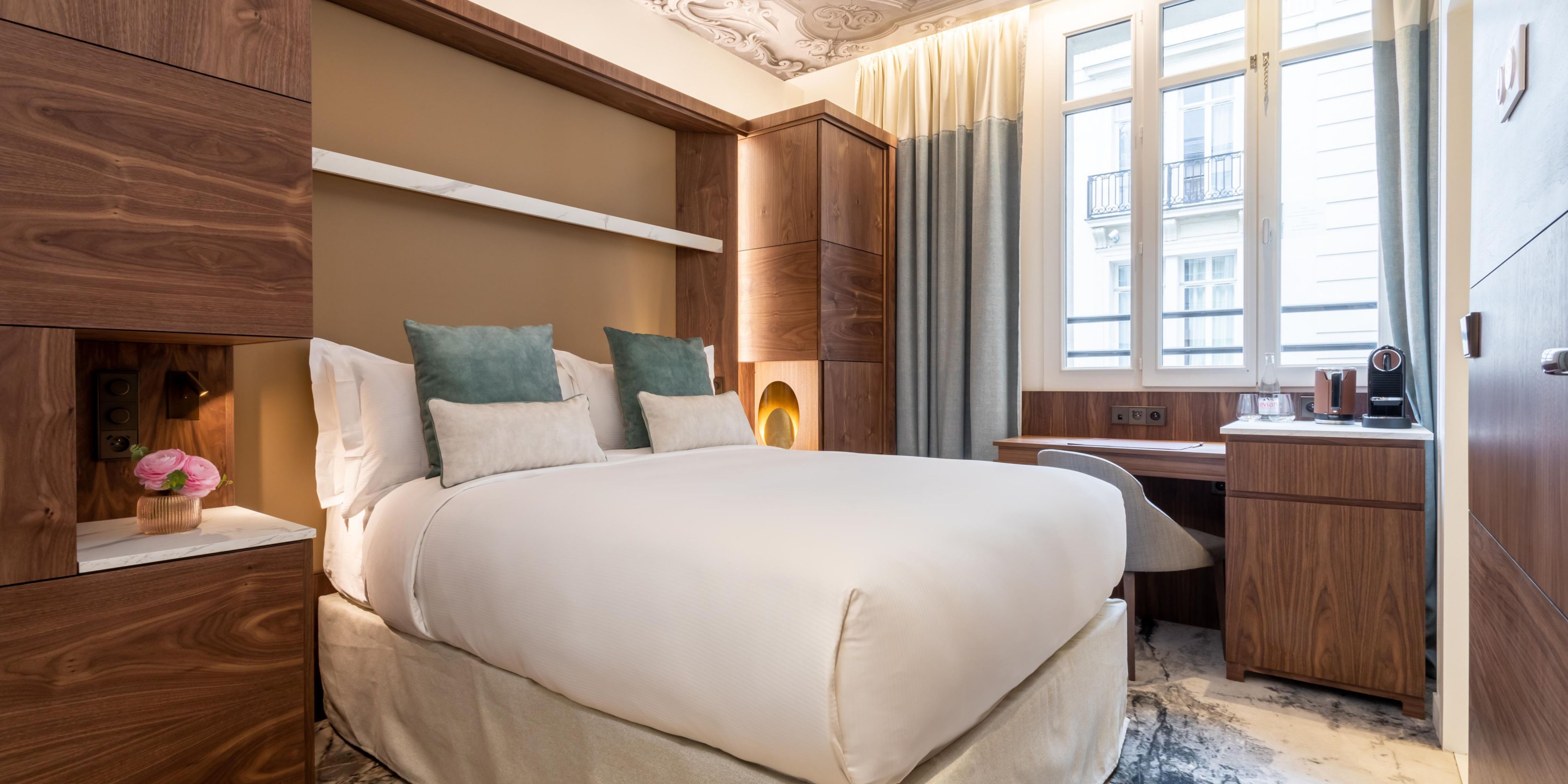 Enjoy the comfort of our Cosy rooms facing the courtyard