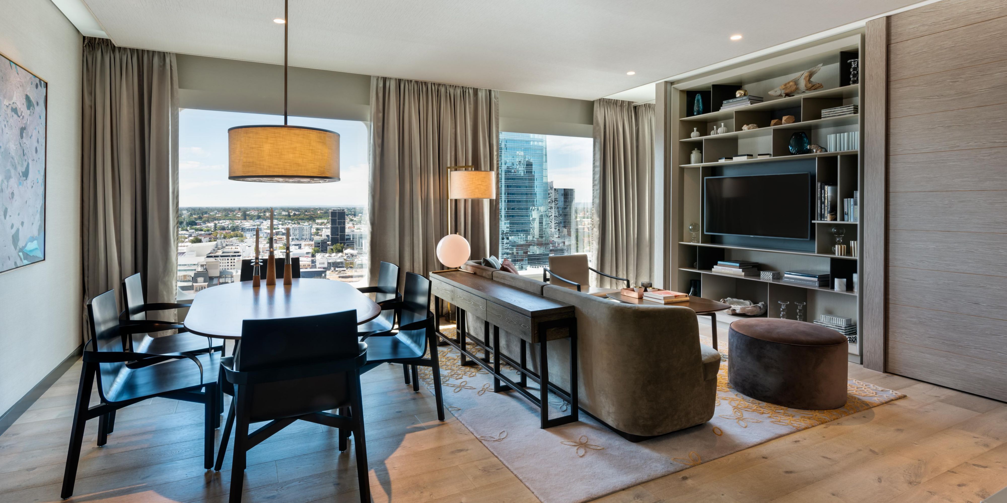 Penthouse Suite Dining & Living Areas
