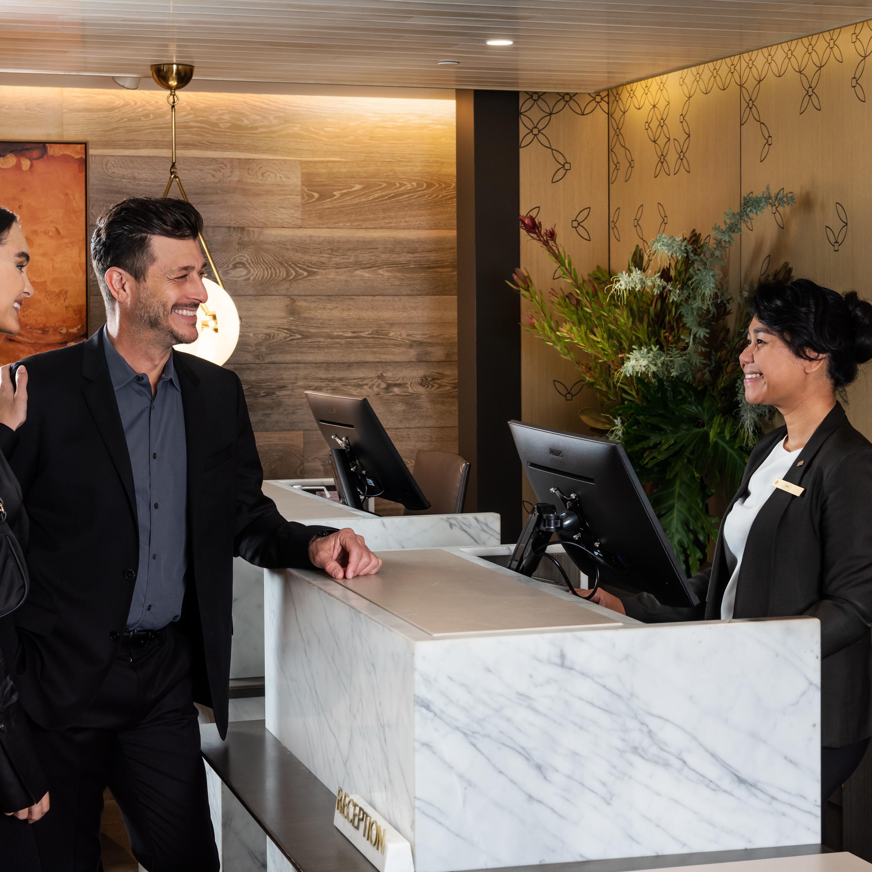 guests checking in