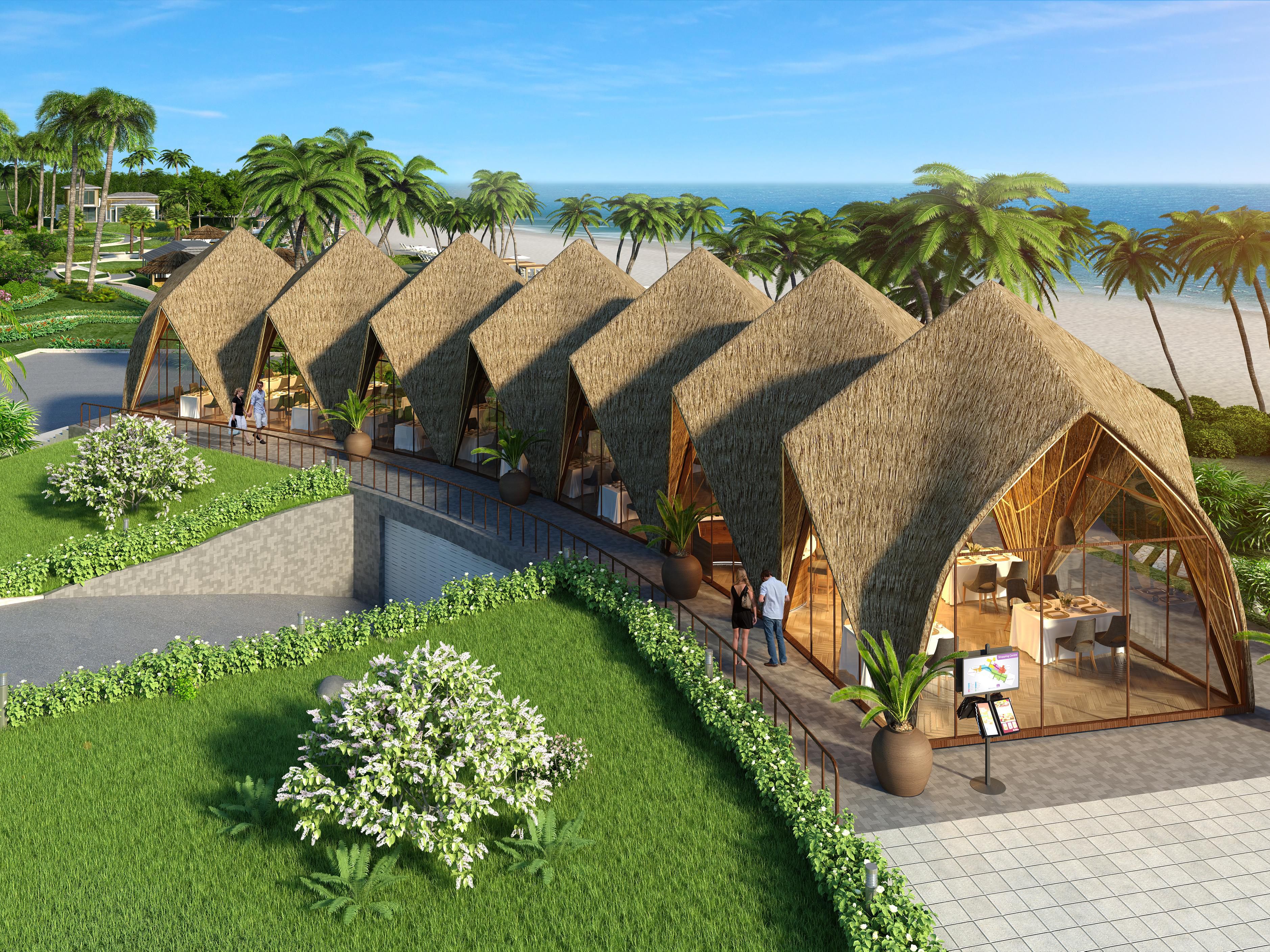 Beachside luxury huts available in Phu Quoc