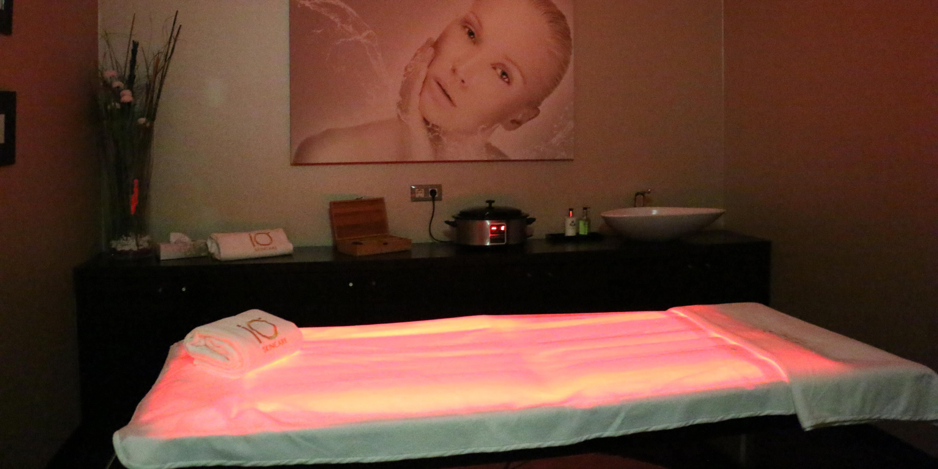 You'll find three calming treatment rooms