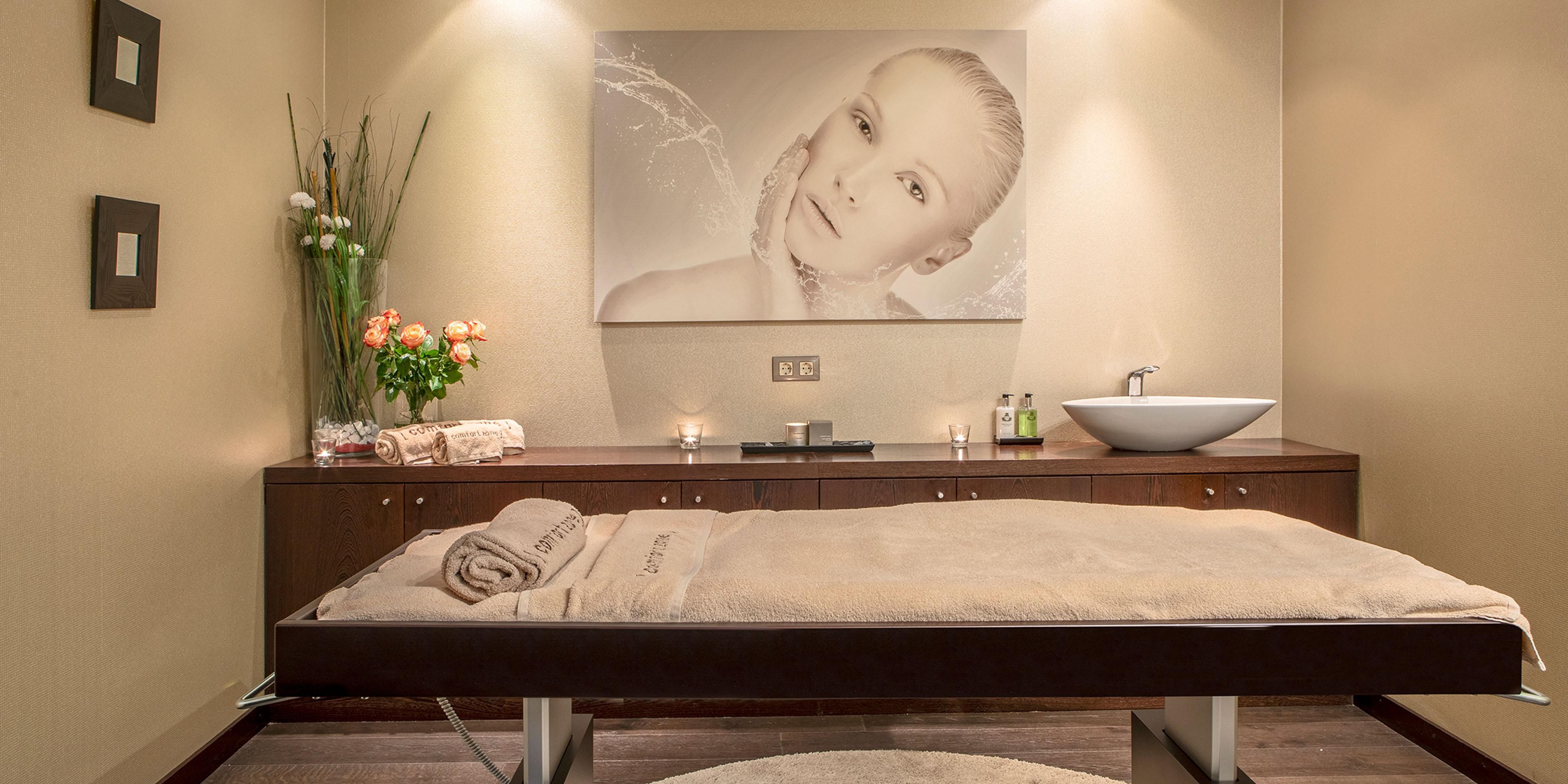 You'll find three calming treatment rooms