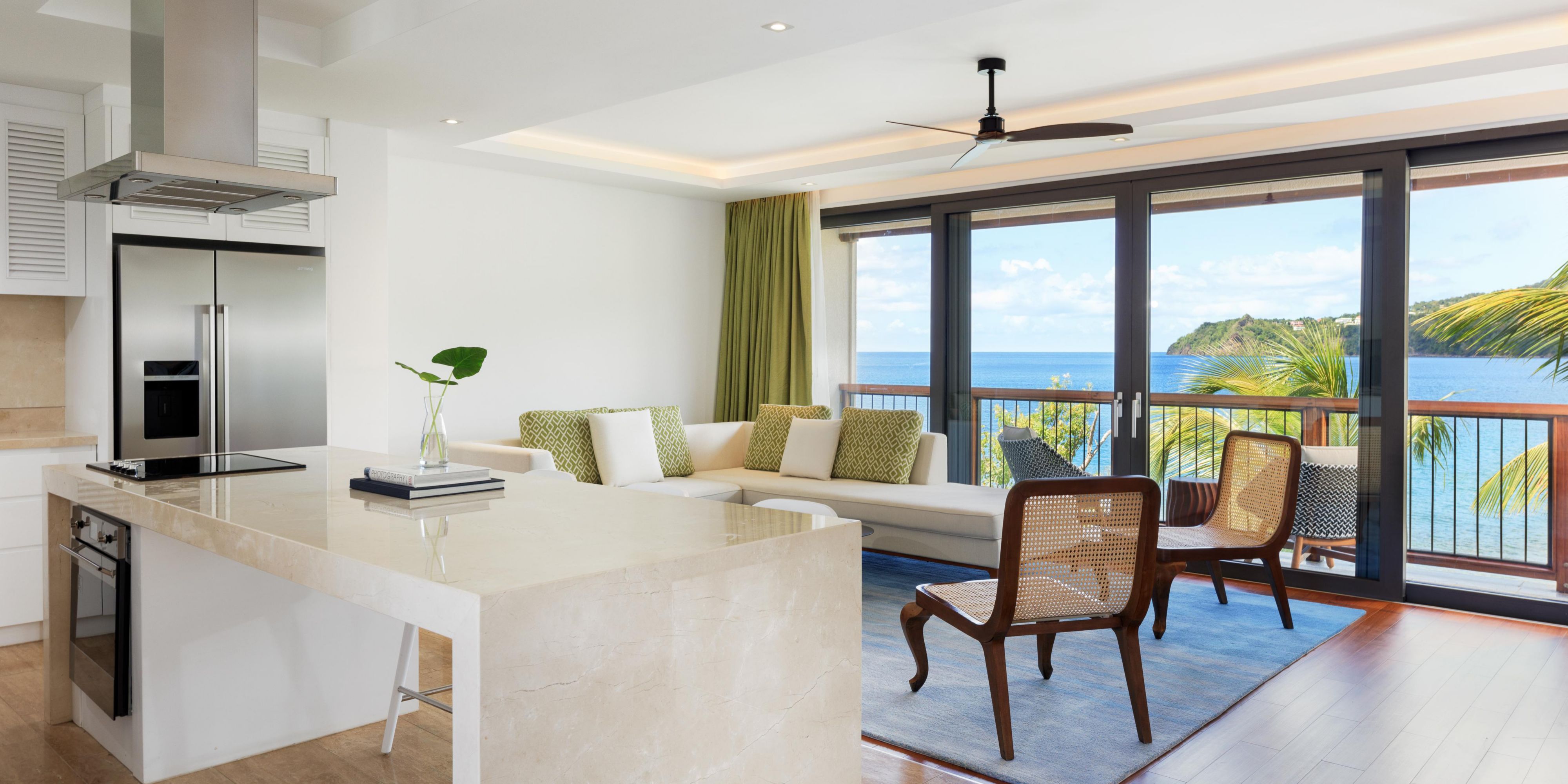 Penthouse Kitchen Living Room