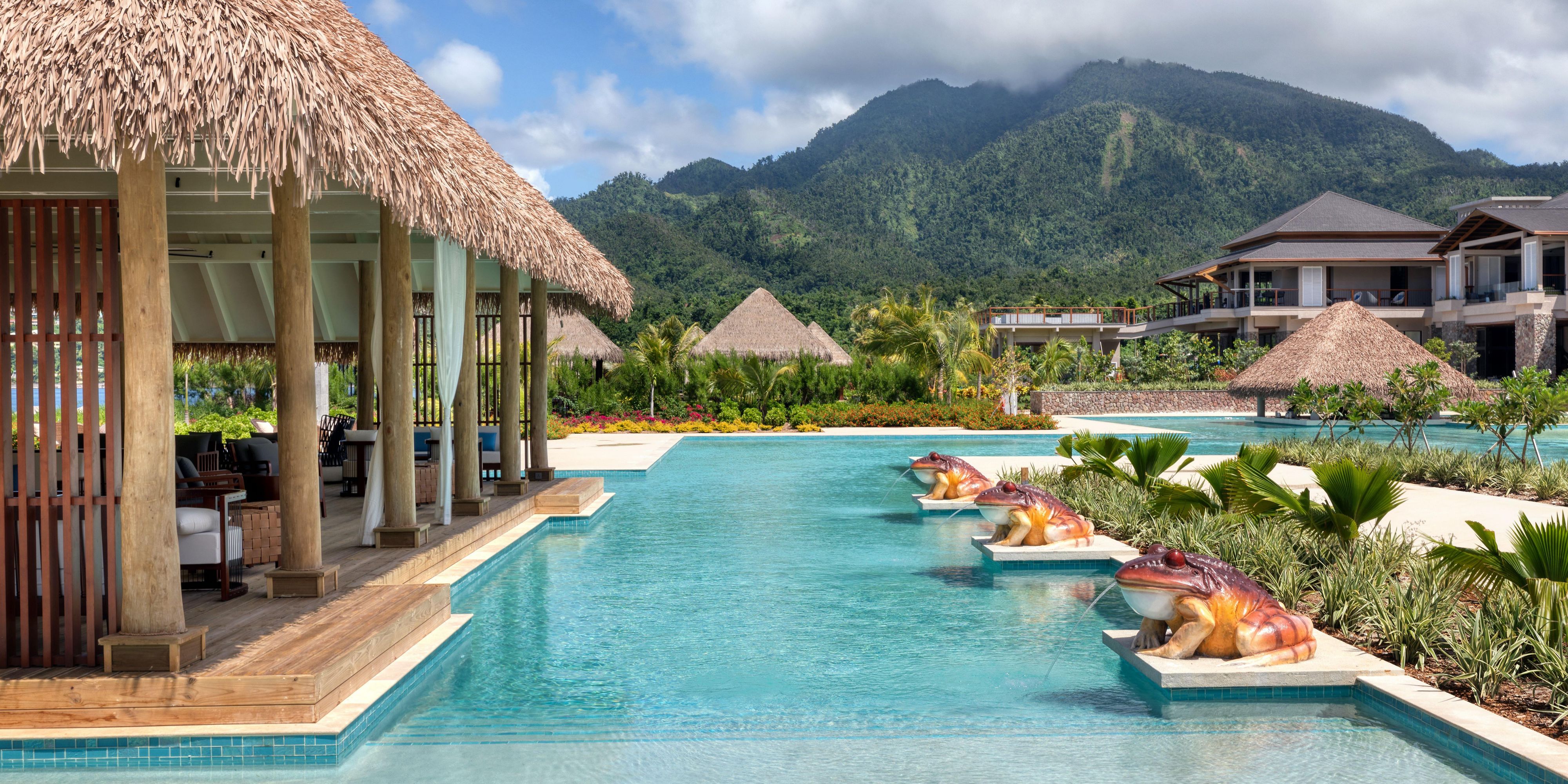 Experience true serenity while relaxing in our four pools. Enjoy a refreshing swim or lounge with a tropical drink under the warm sun. 