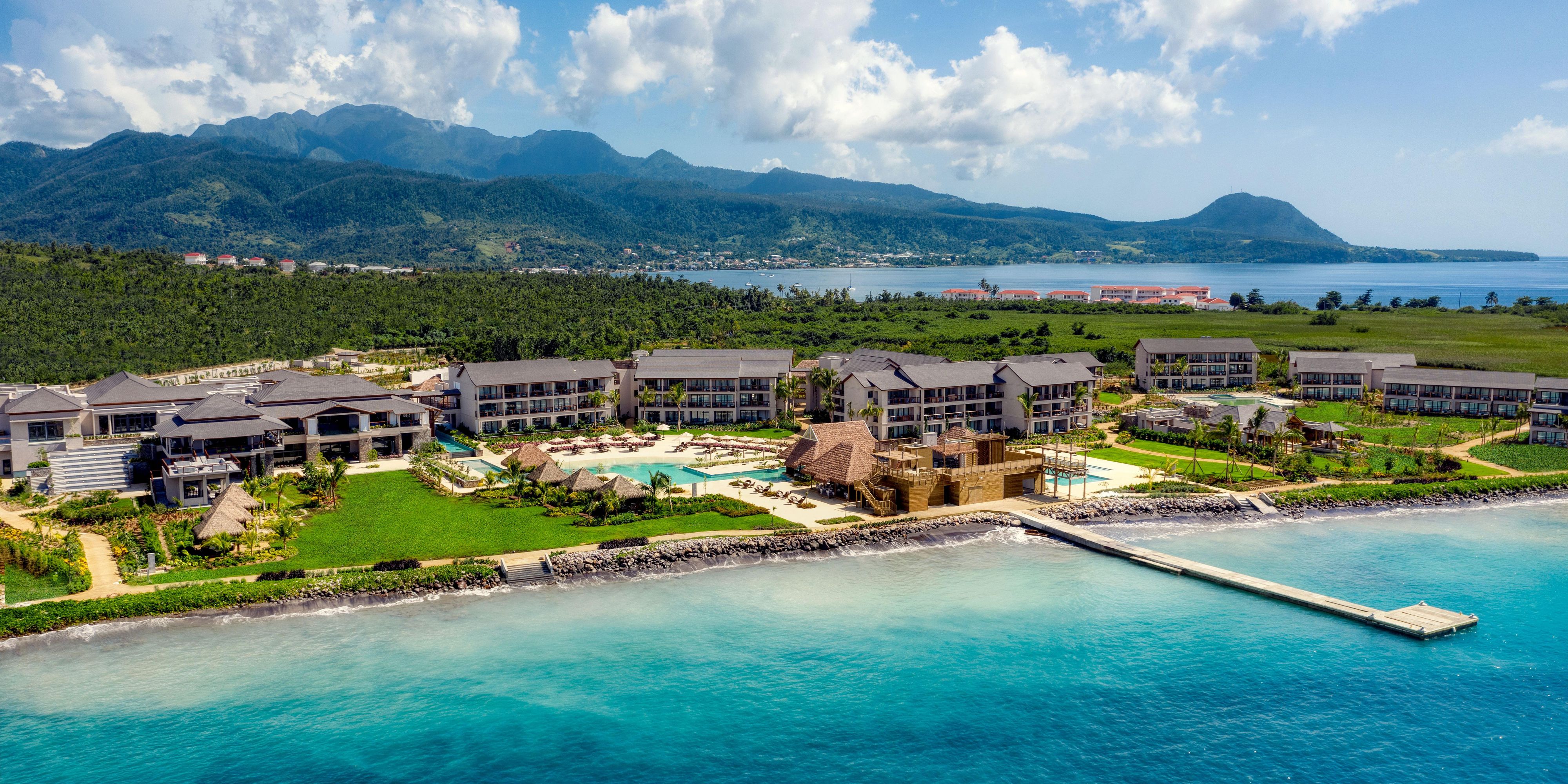 View of the breathtaking Intercontinental Dominica