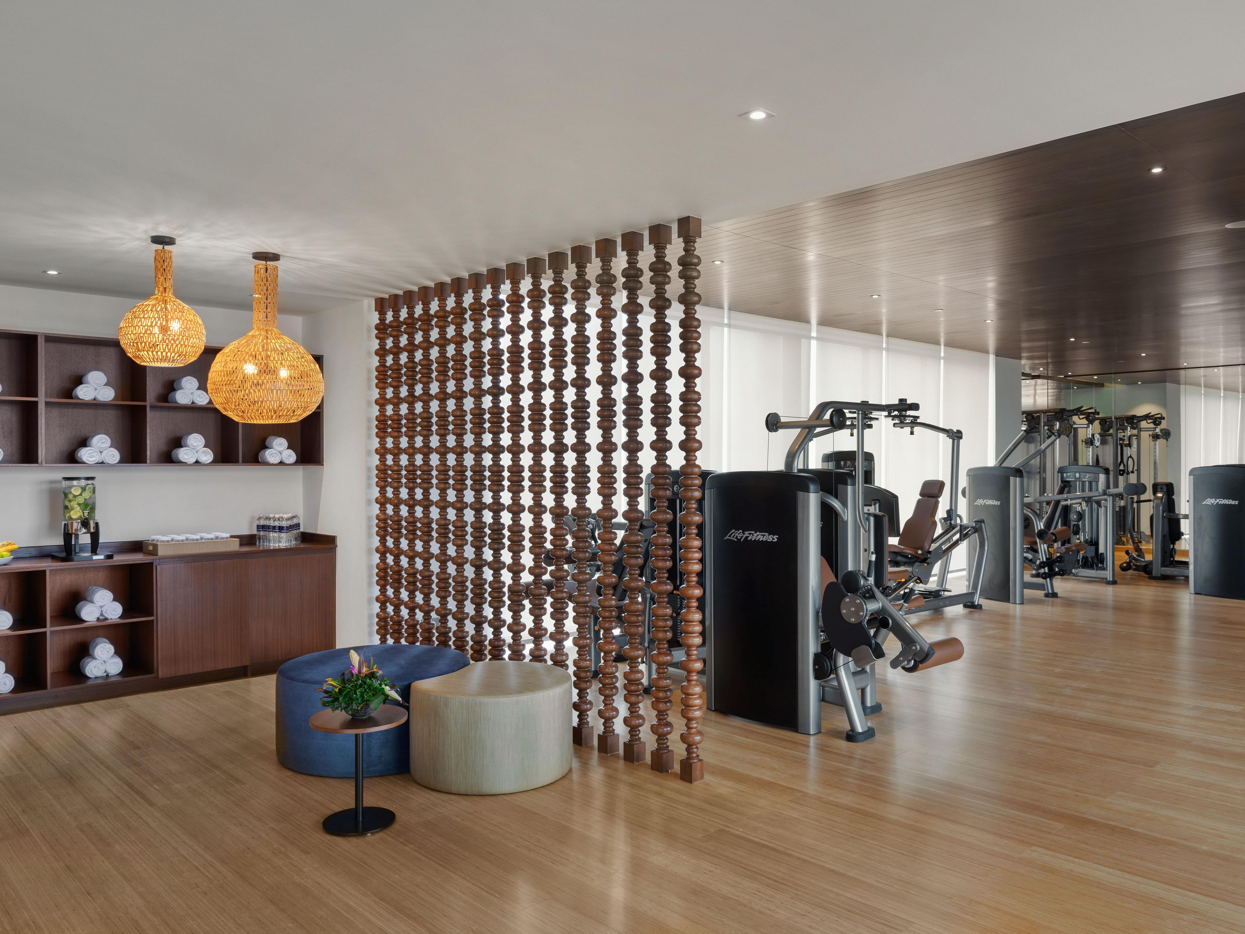 On-site fitness center