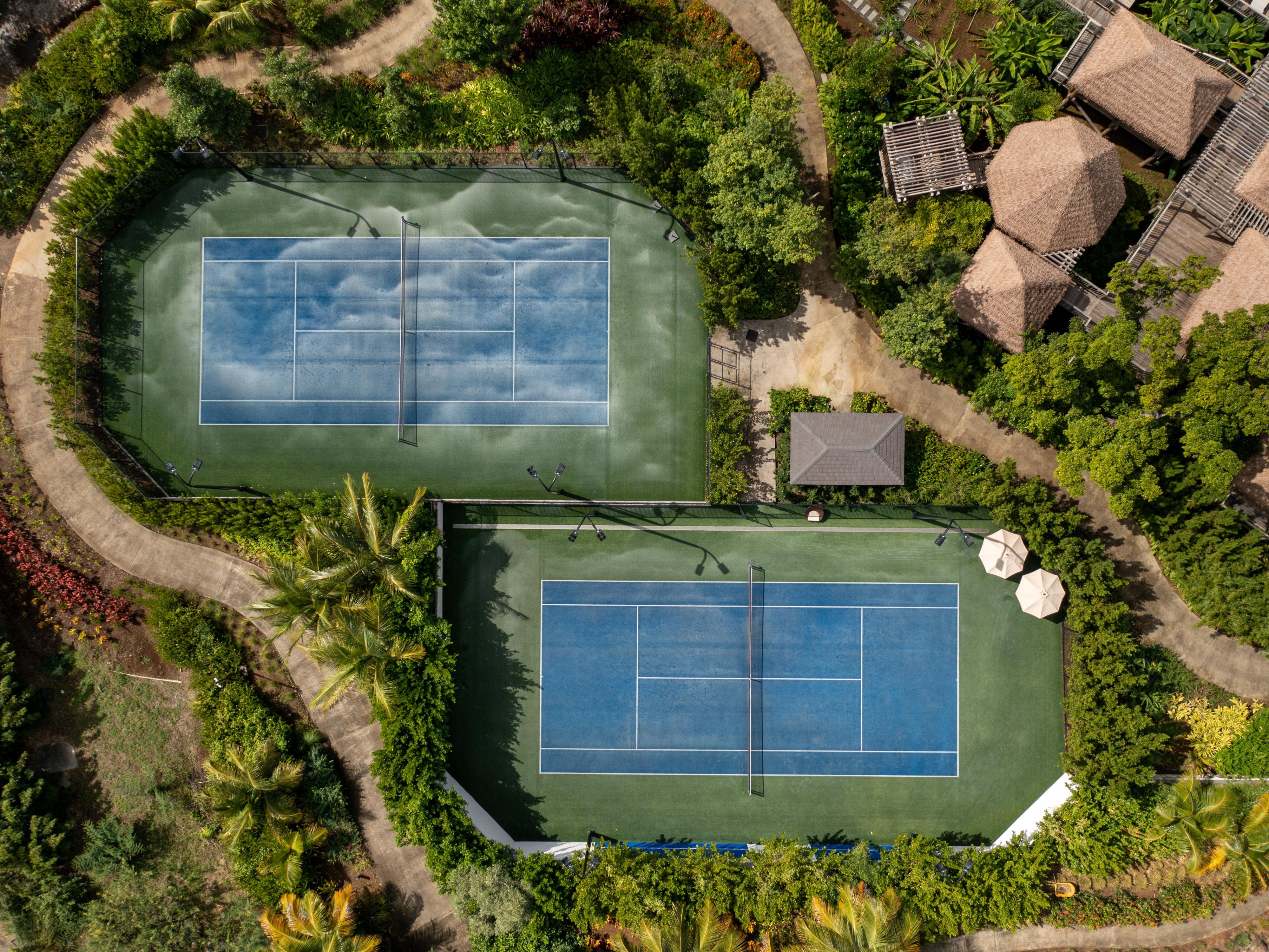 On-site tennis courts
