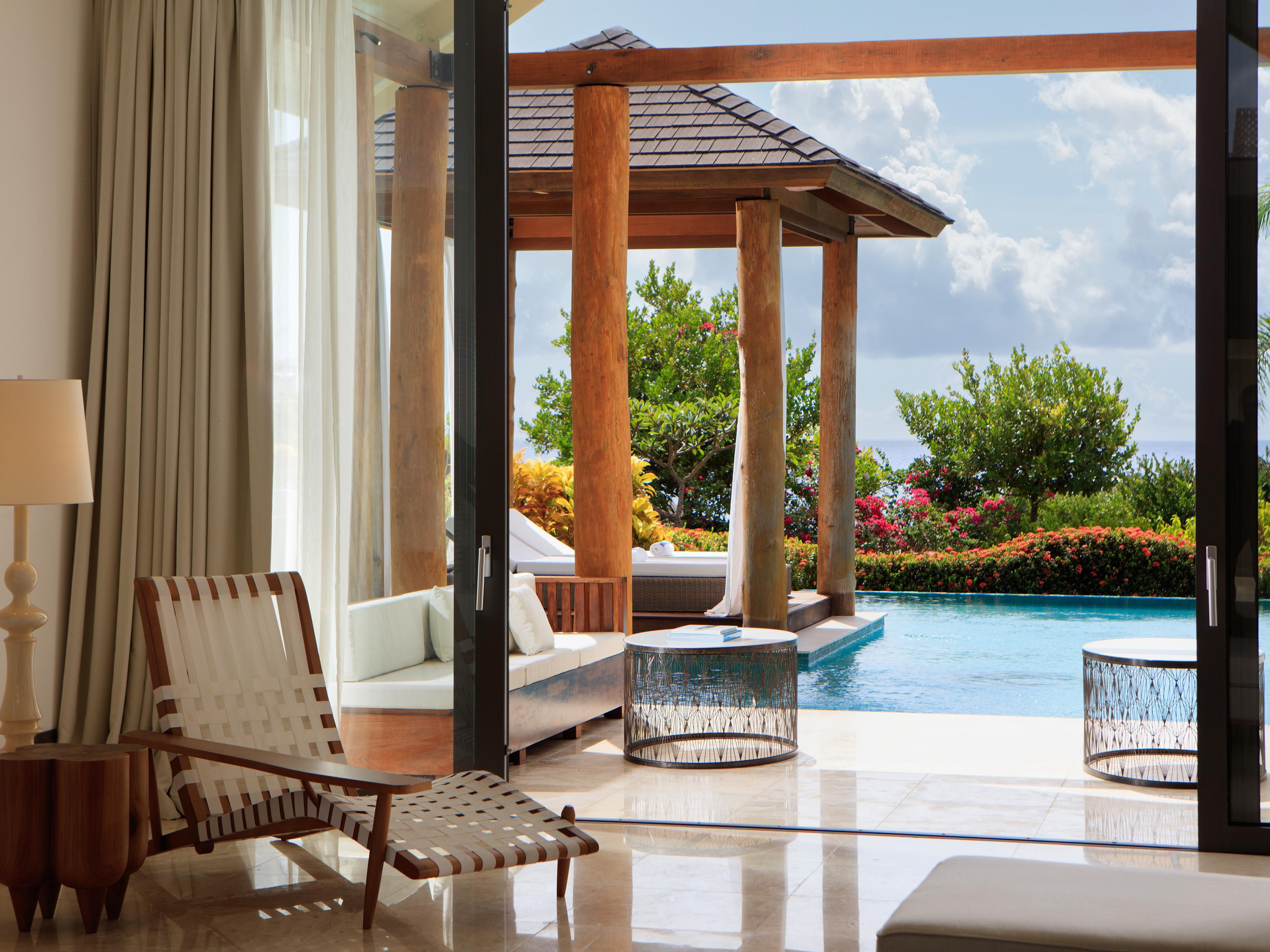 Enjoy a sweeping view of the sea or the gardens at our resort. 