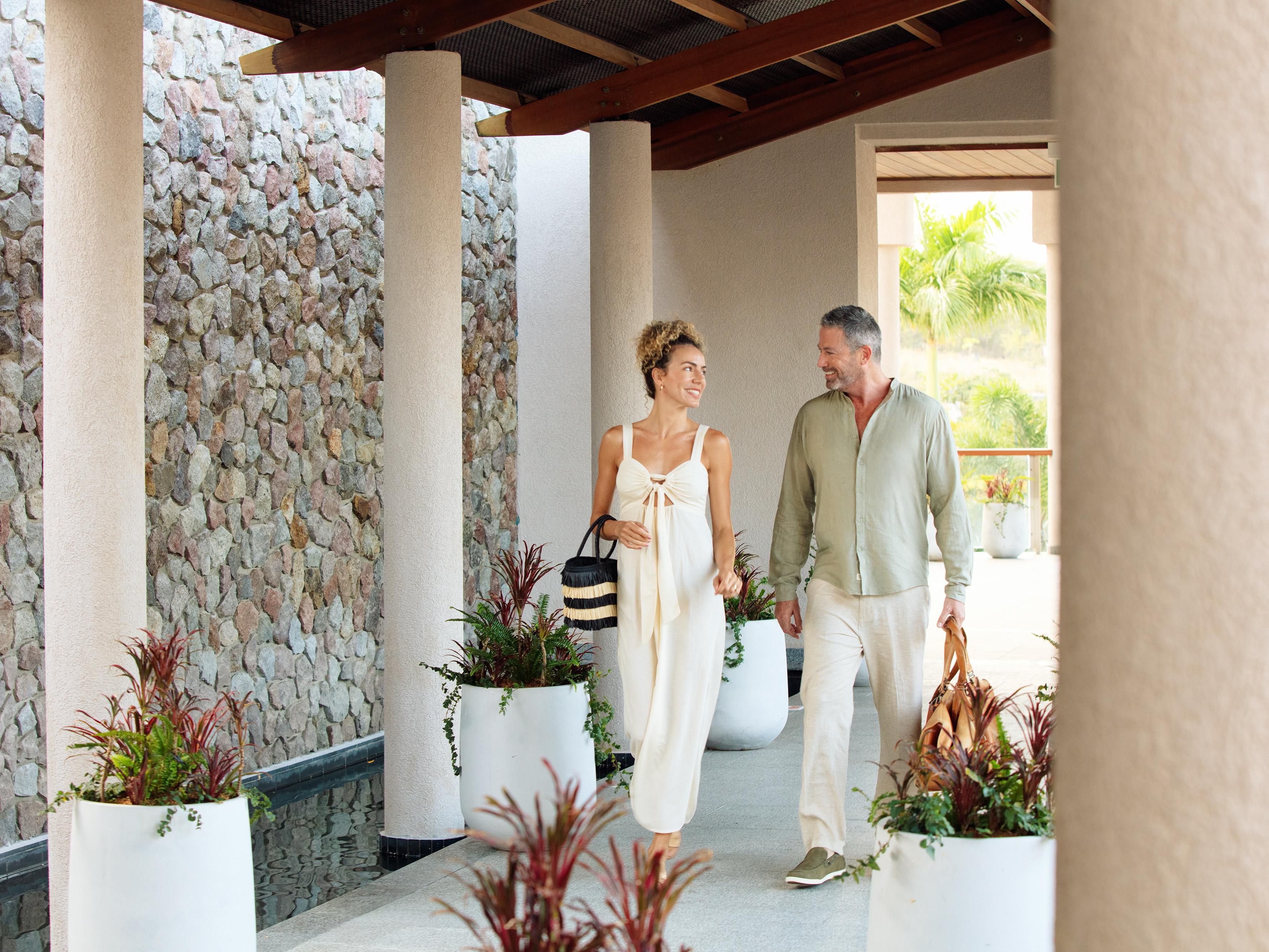 Couple enjoying a day getaway