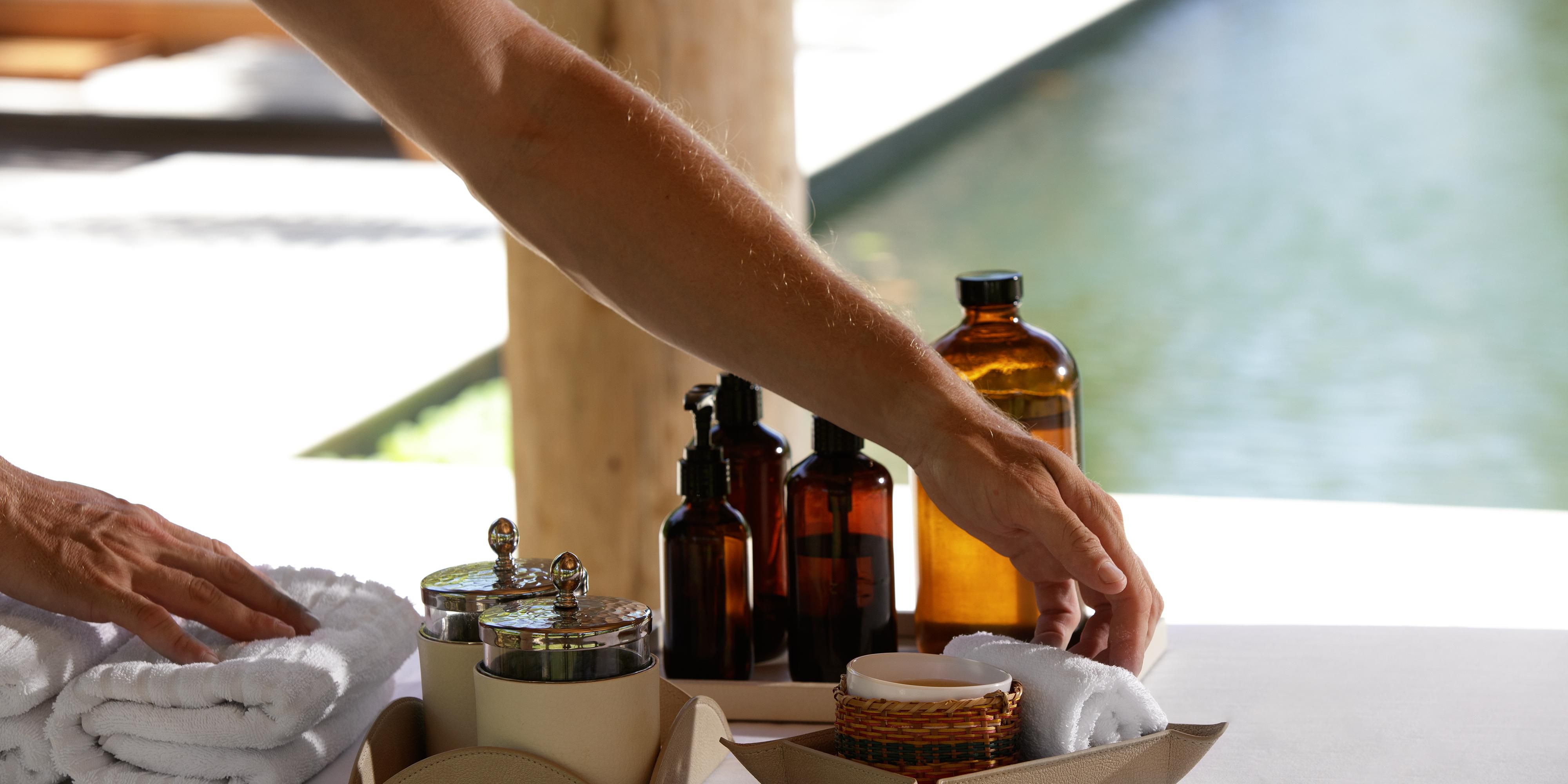 Spa oils for massage