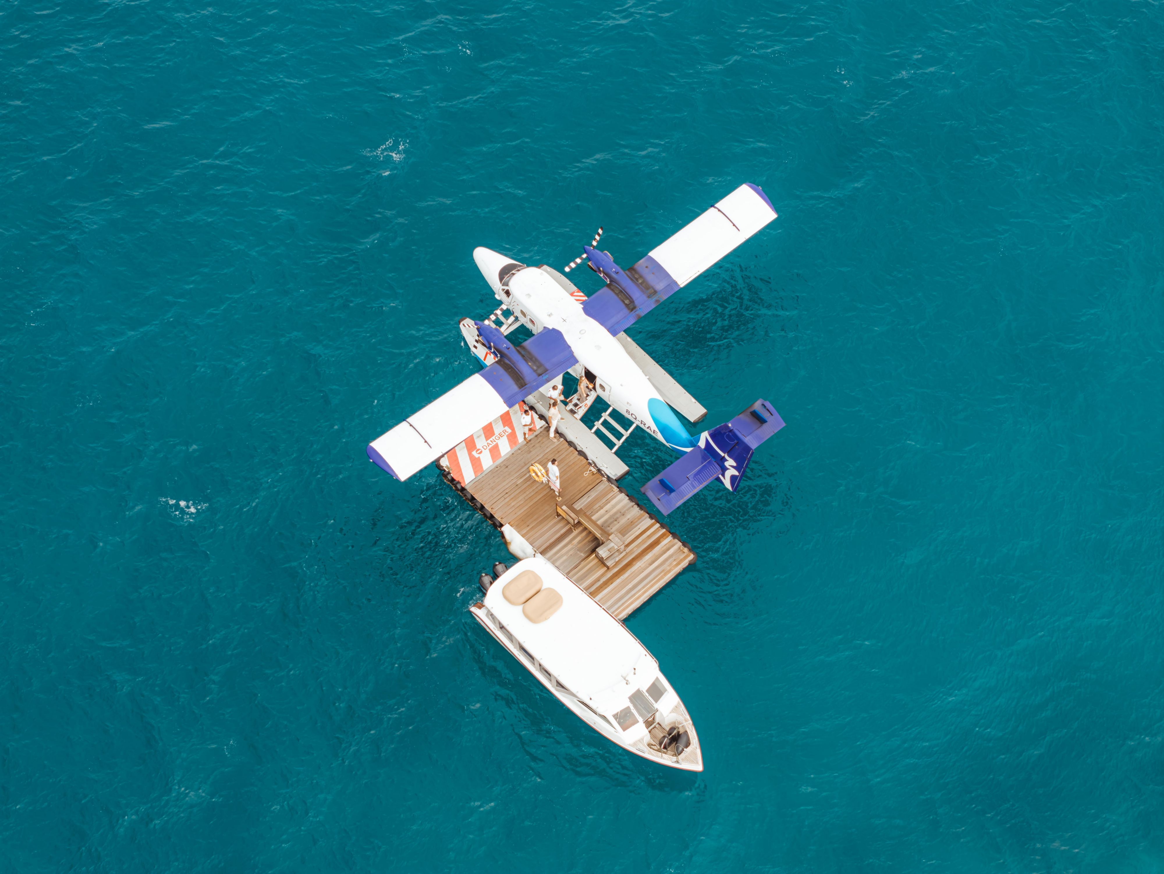 Seaplane Arrival Experience at InterContinental Maldives